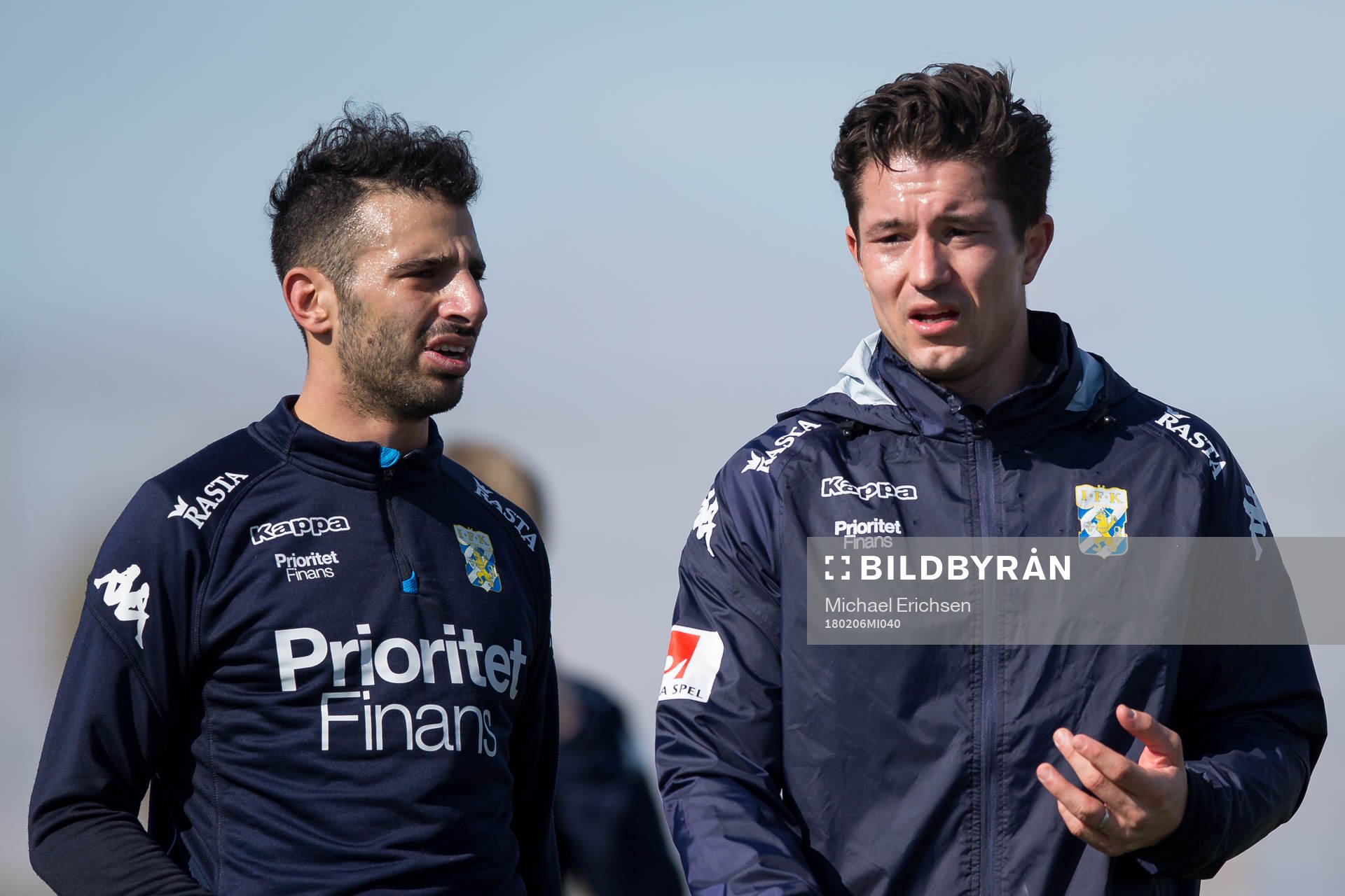 IFK Göteborgs André Calisir och David Boo Wiklander