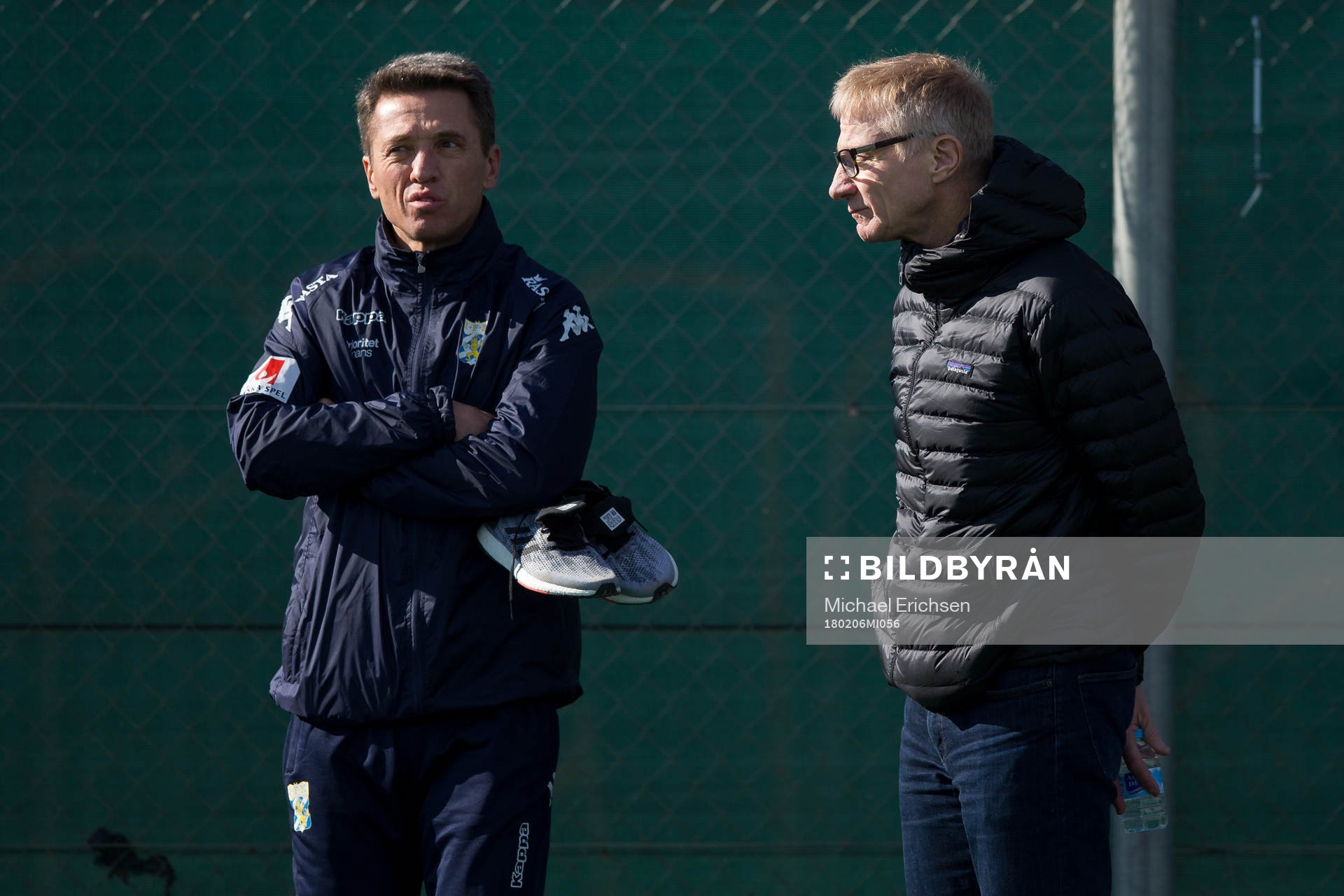 IFK Göteborgs sportchef Mats Gren och chefsscout Olle