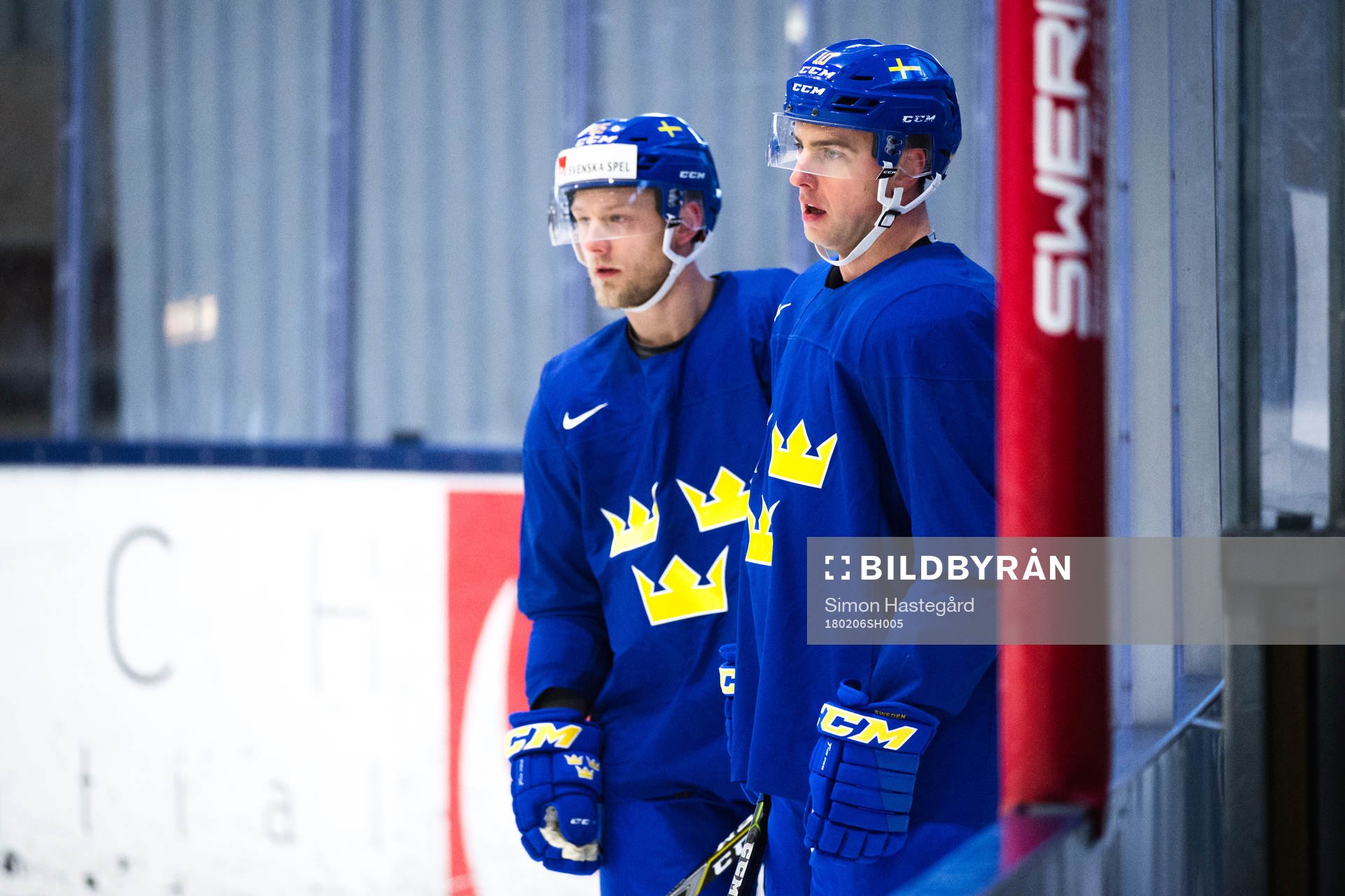 Sveriges Oscar Möller och Joakim Lindström