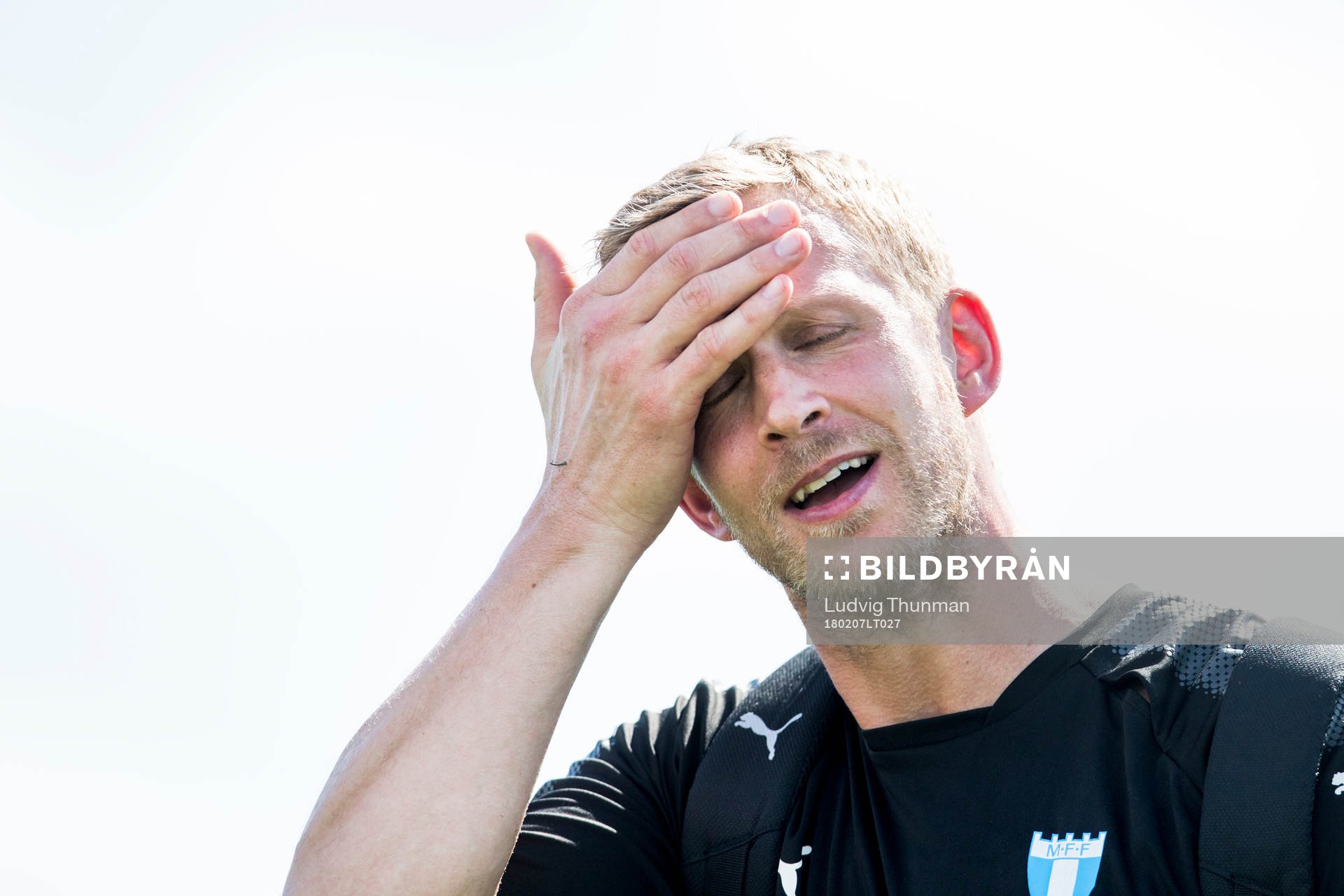 Malmö FFs sjukgymnast Alexander Nilsson