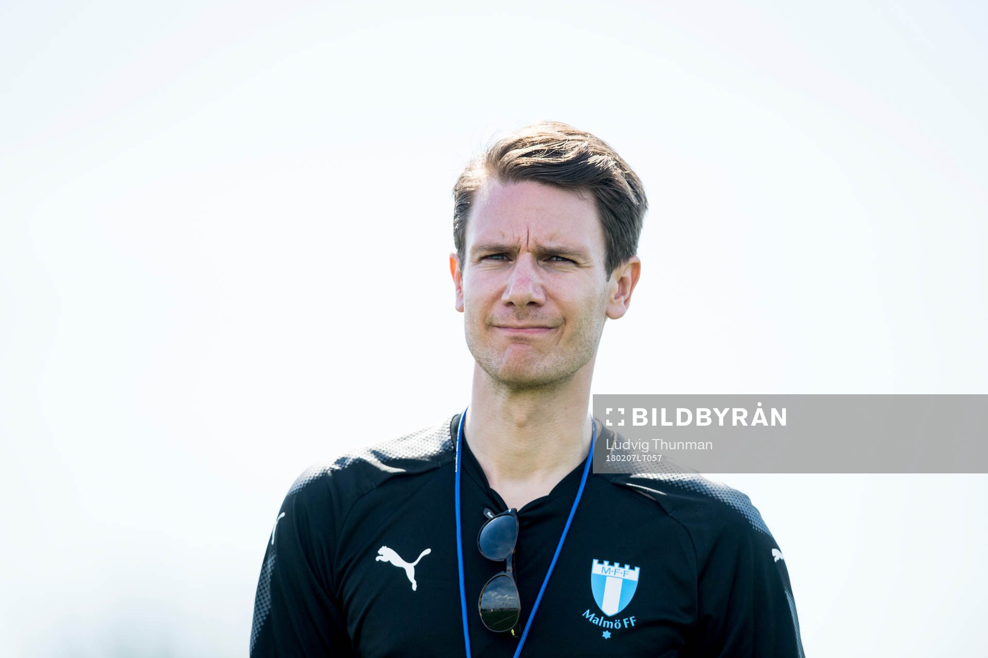 Malmö FFs Kommunikatör Jonathan Hansen