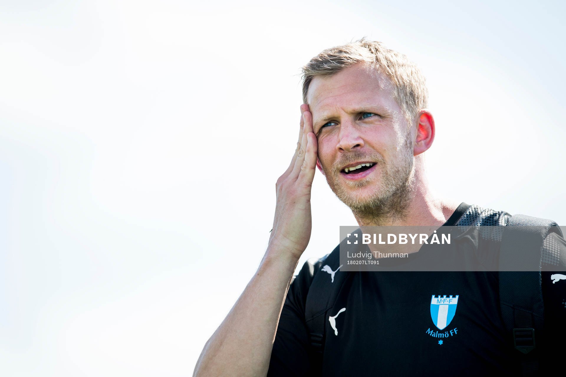 Malmö FFs sjukgymnast Alexander Nilsson