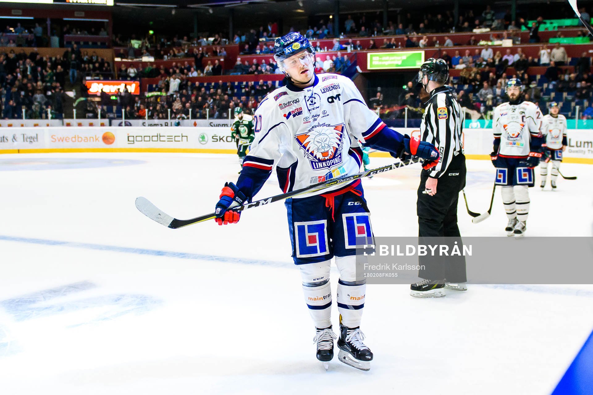 Linköpings Nick Sörenssen deppar