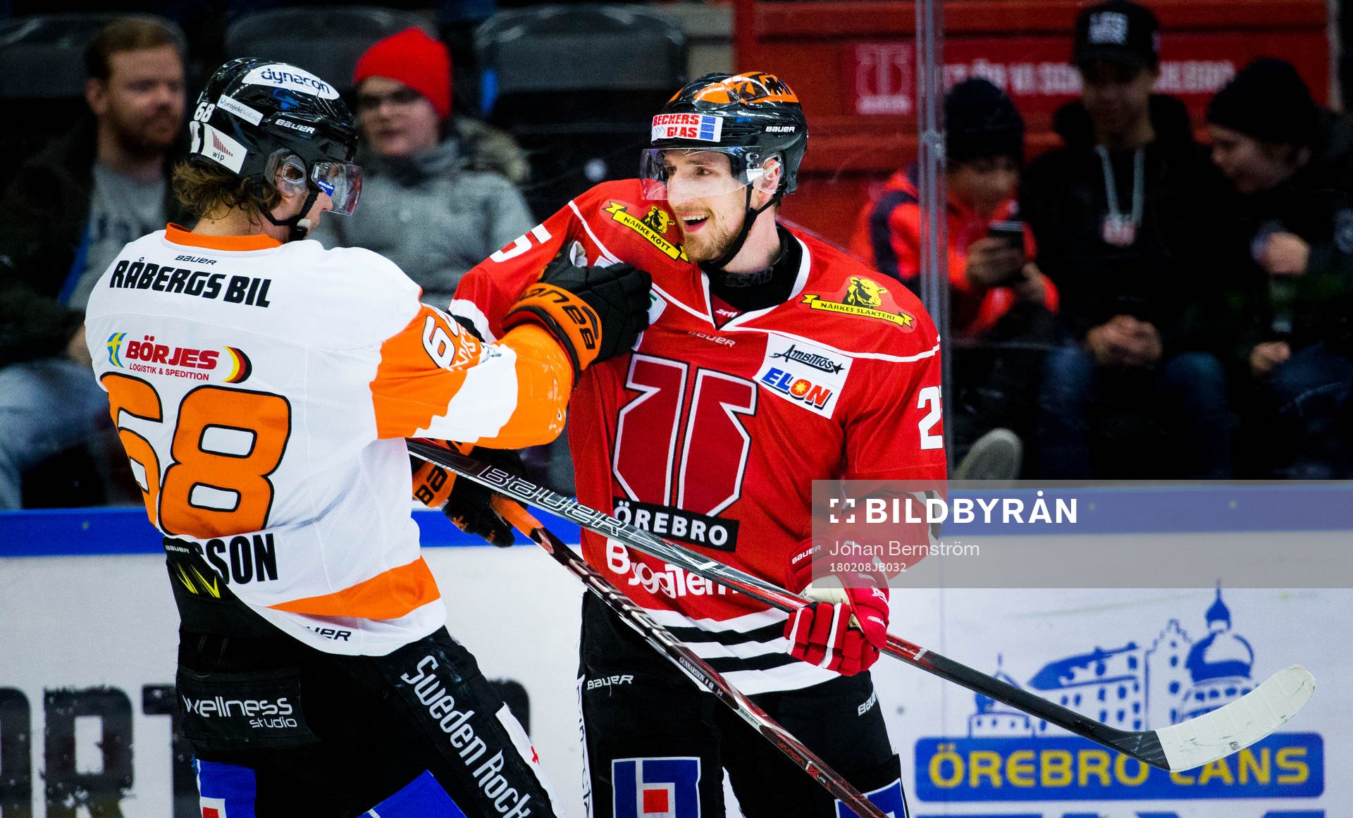 Karlskronas Daniel Gunnarsson och Örebros Anton Hedman