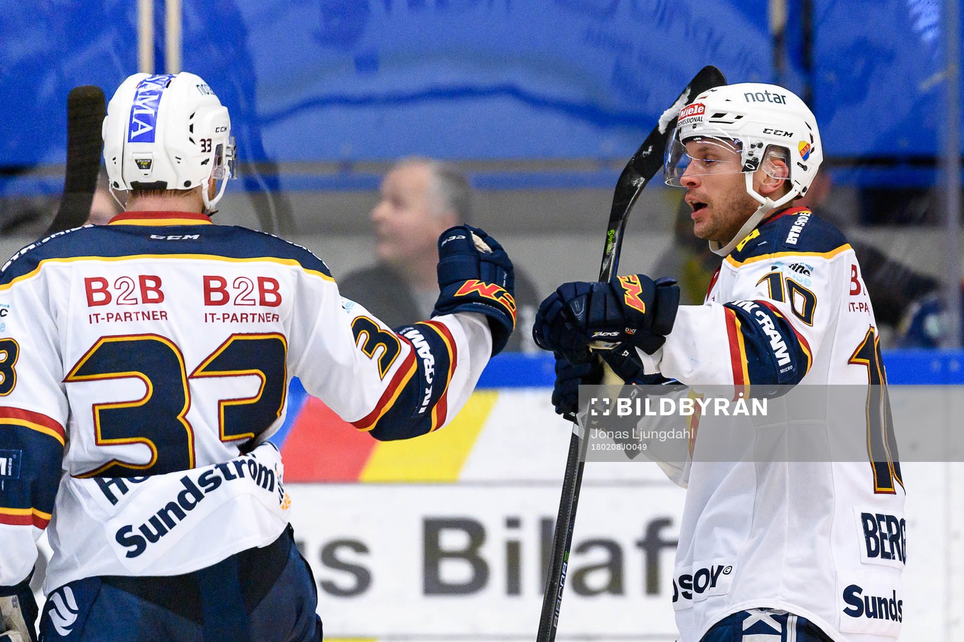 Djurgårdens Niclas Bergfors jublar