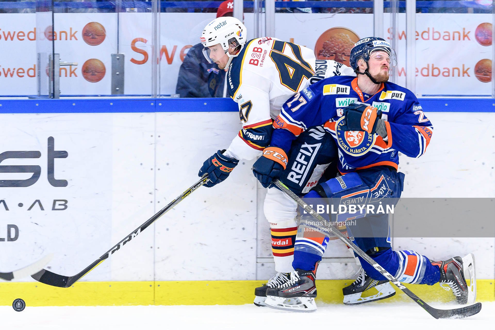 Växjös Martin Lundberg faller