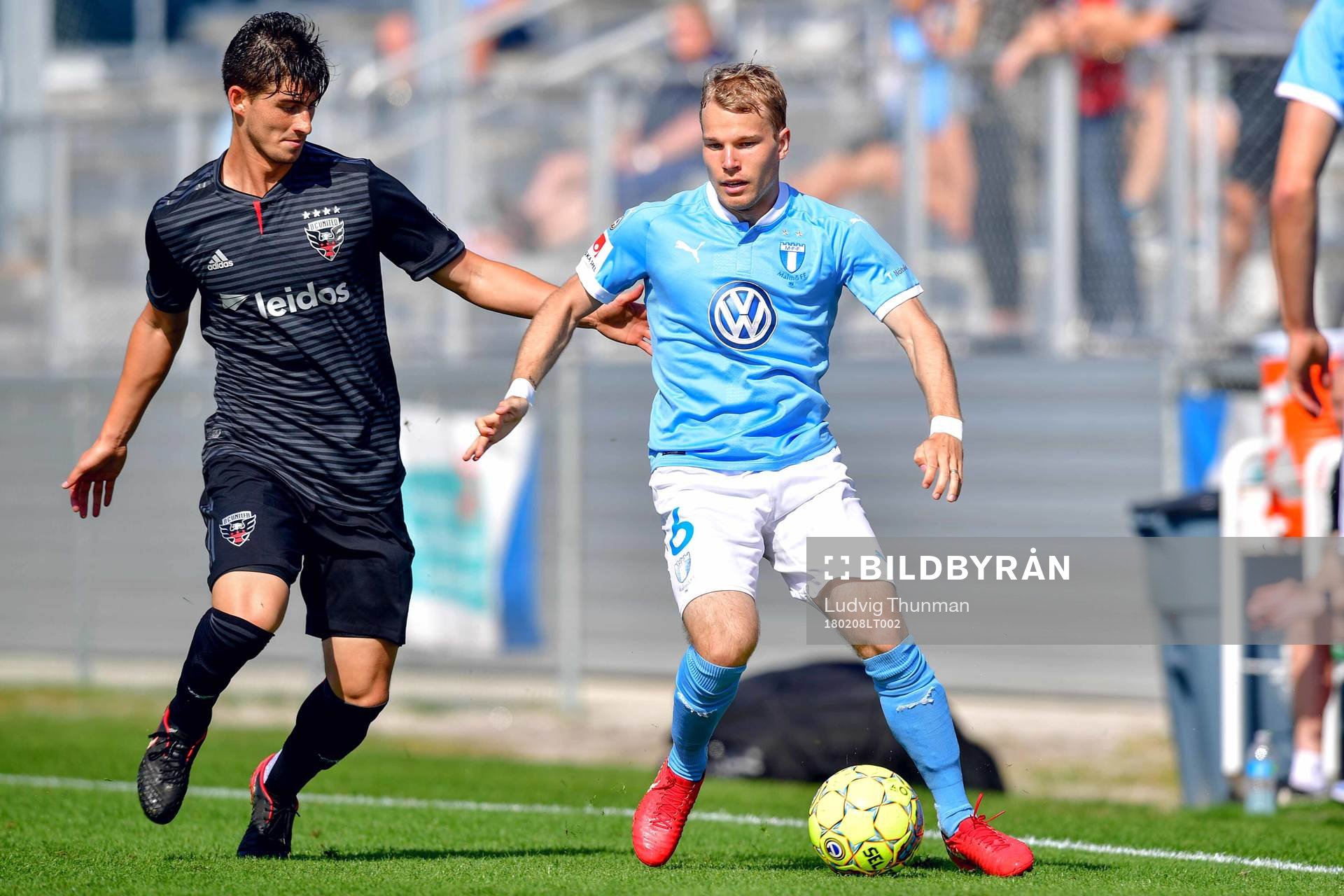 DC Uniteds Ian Harkes och Malmö FFs Oscar Lewicki