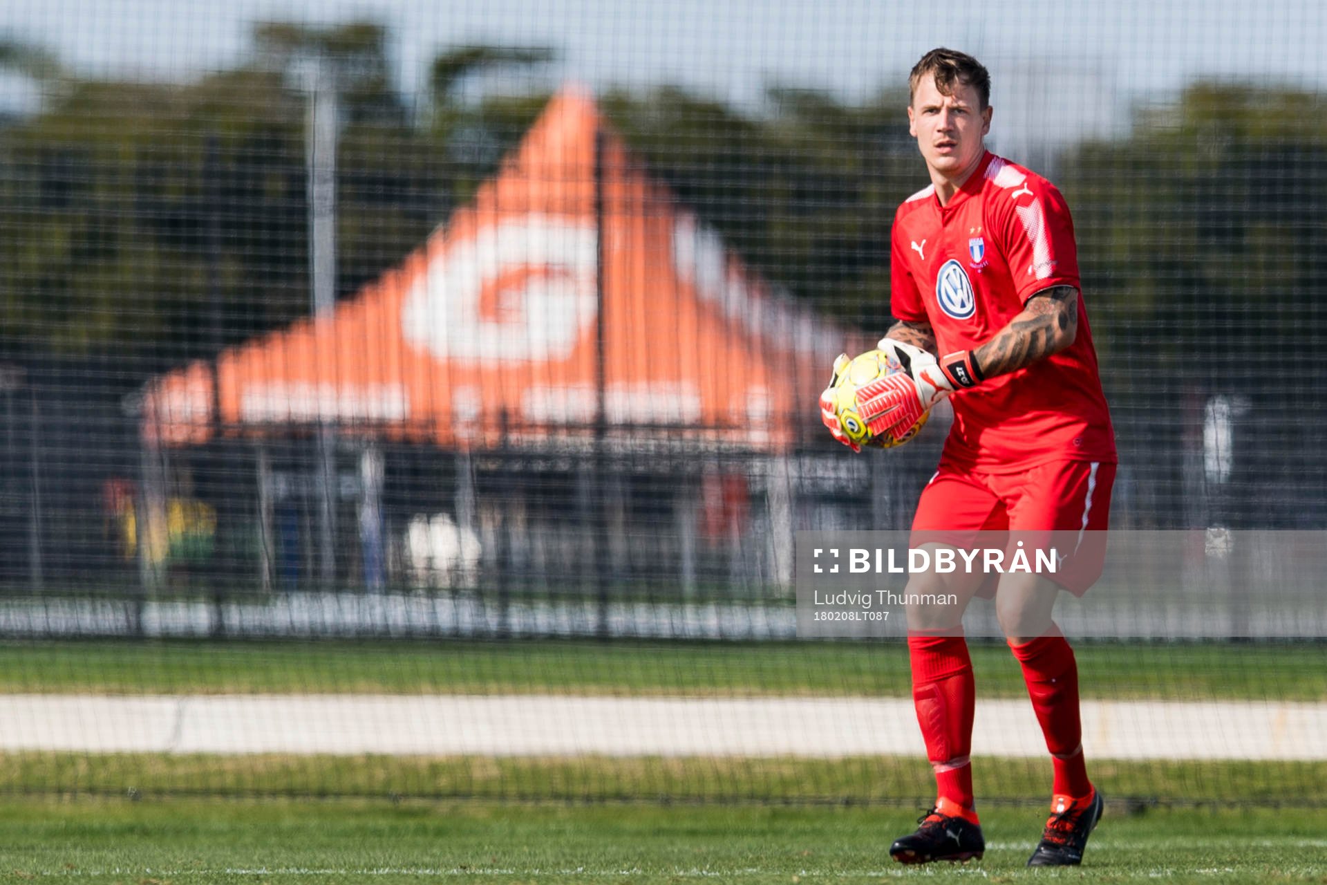 Malmö FFs målvakt Johan Dahlin