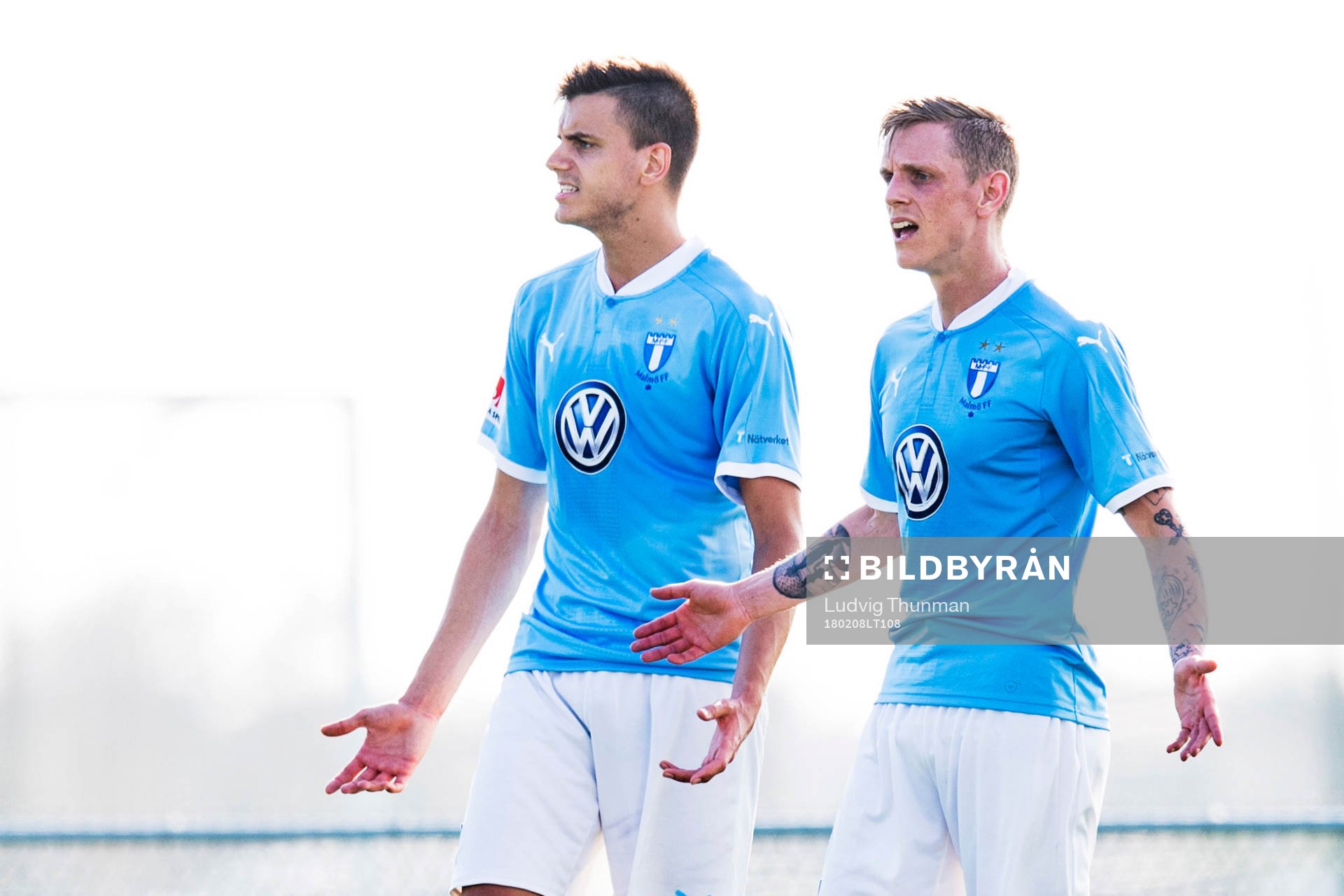 Malmö FFs Alexander Jeremejeff och Sören Rieks