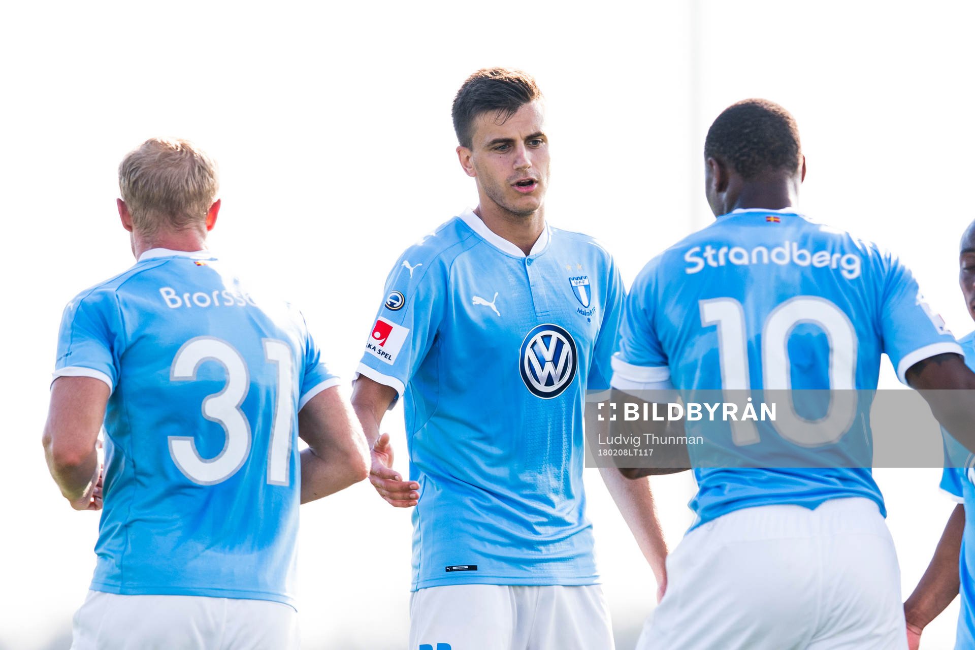 Malmö FFs Alexander Jeremejeff jublar med Carlos