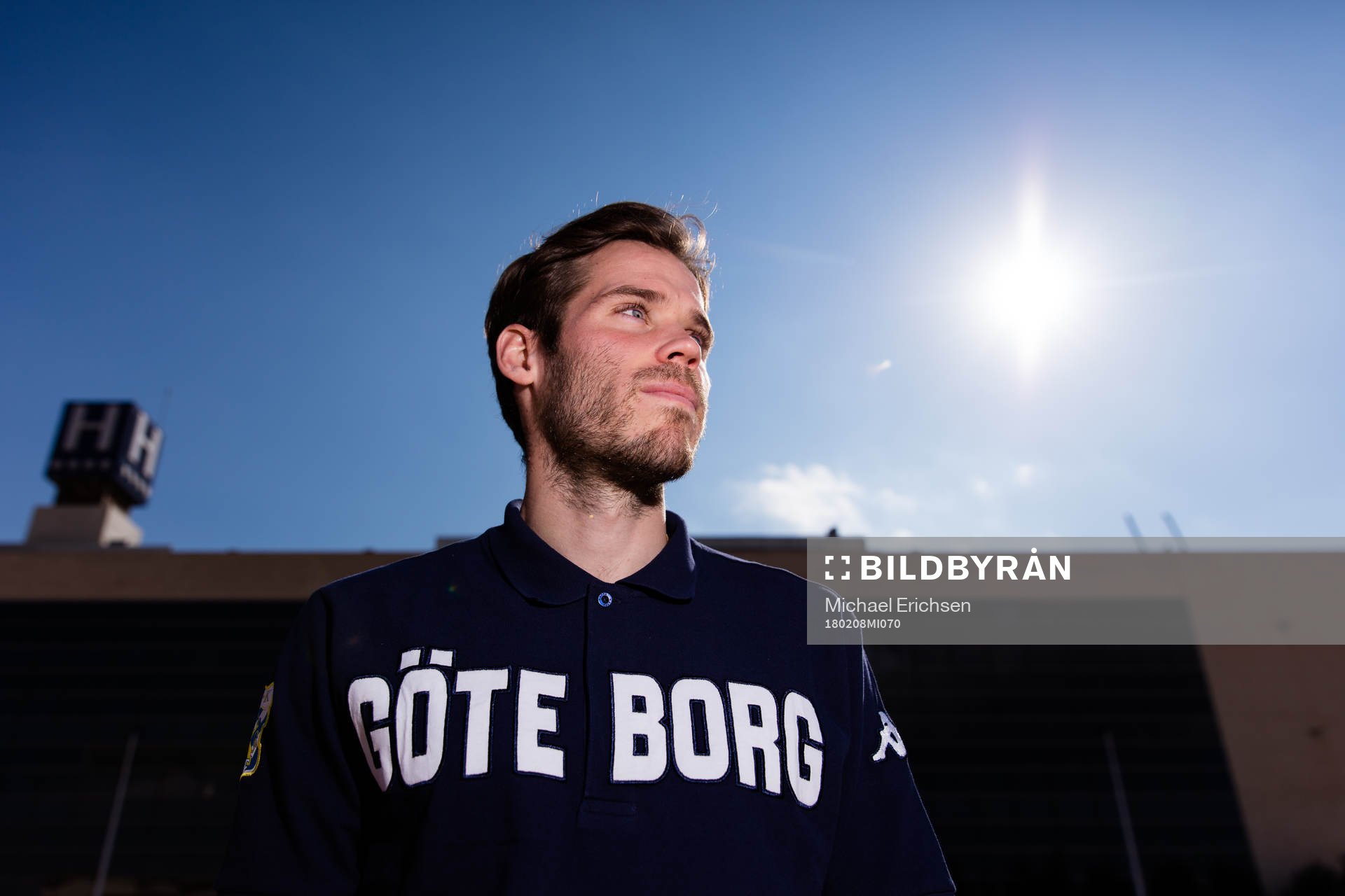IFK Göteborgs Emil Salomonsson poserar för ett porträtt efter en träning med IFK Göteborg den 8 februari 2018 i Pinatar Football Center.