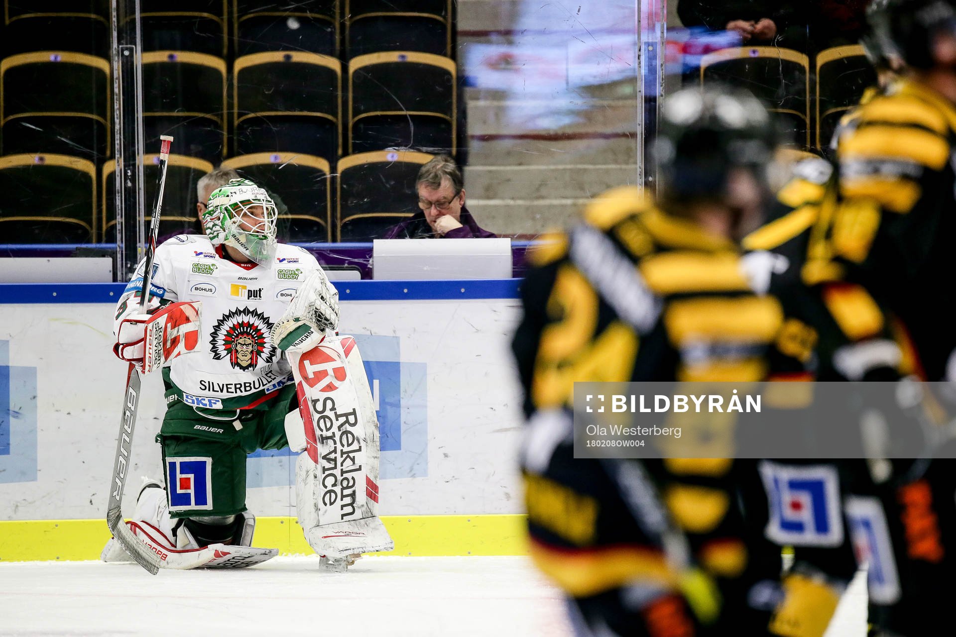 Frölundas målvakt Johan Gustafsson