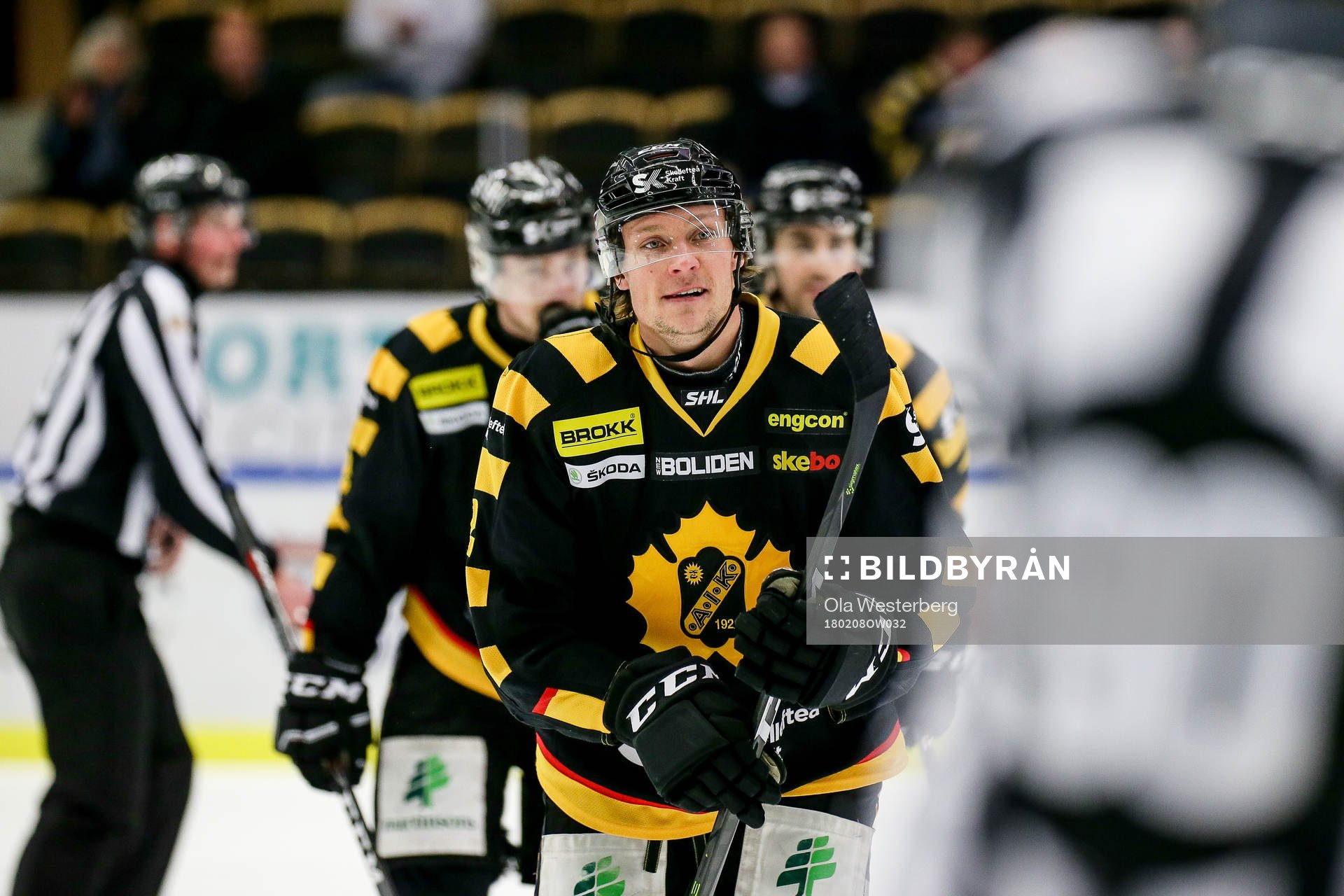 Skellefteås Jesper Olofsson jublar