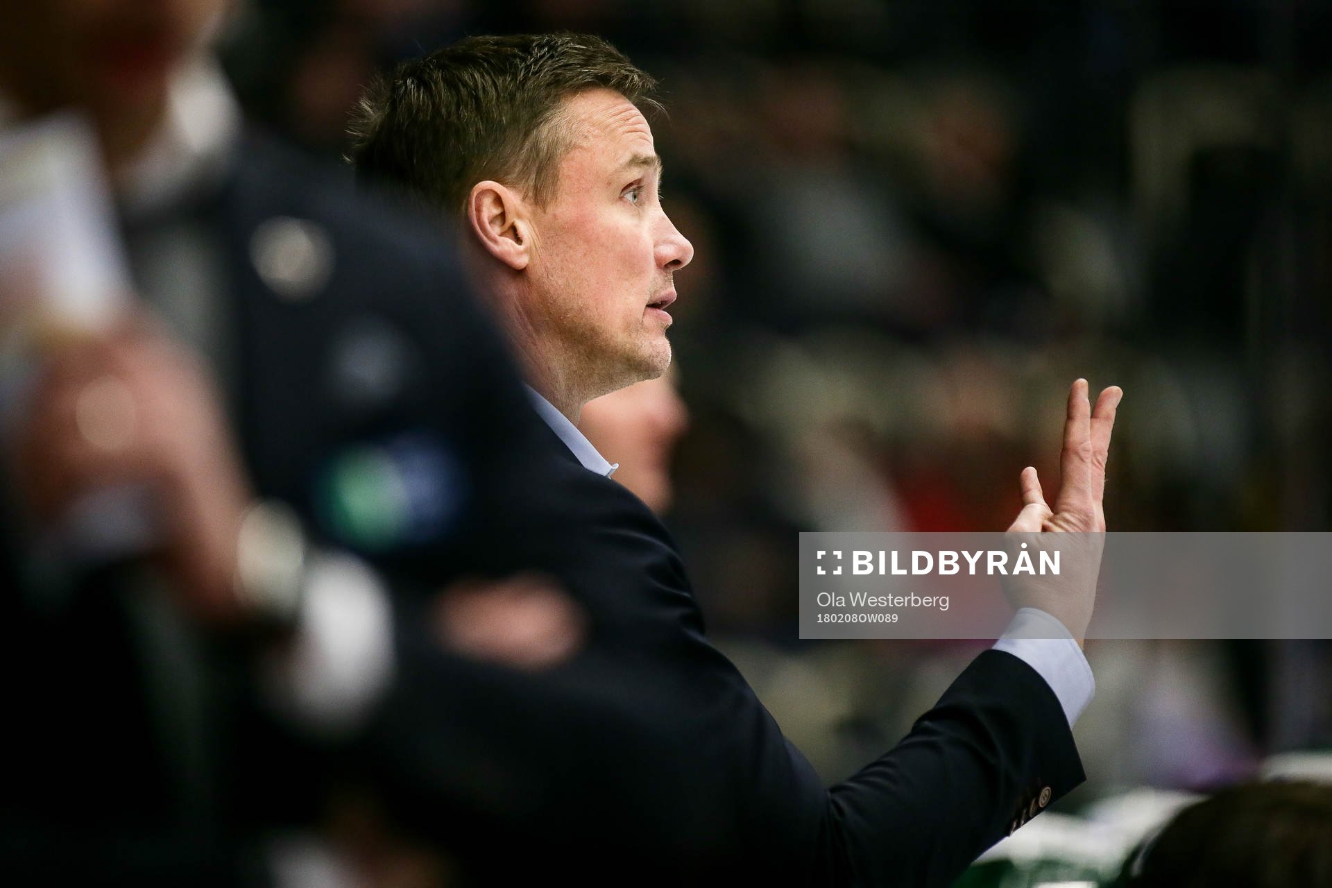 Frölundas tränare Roger Rönnberg