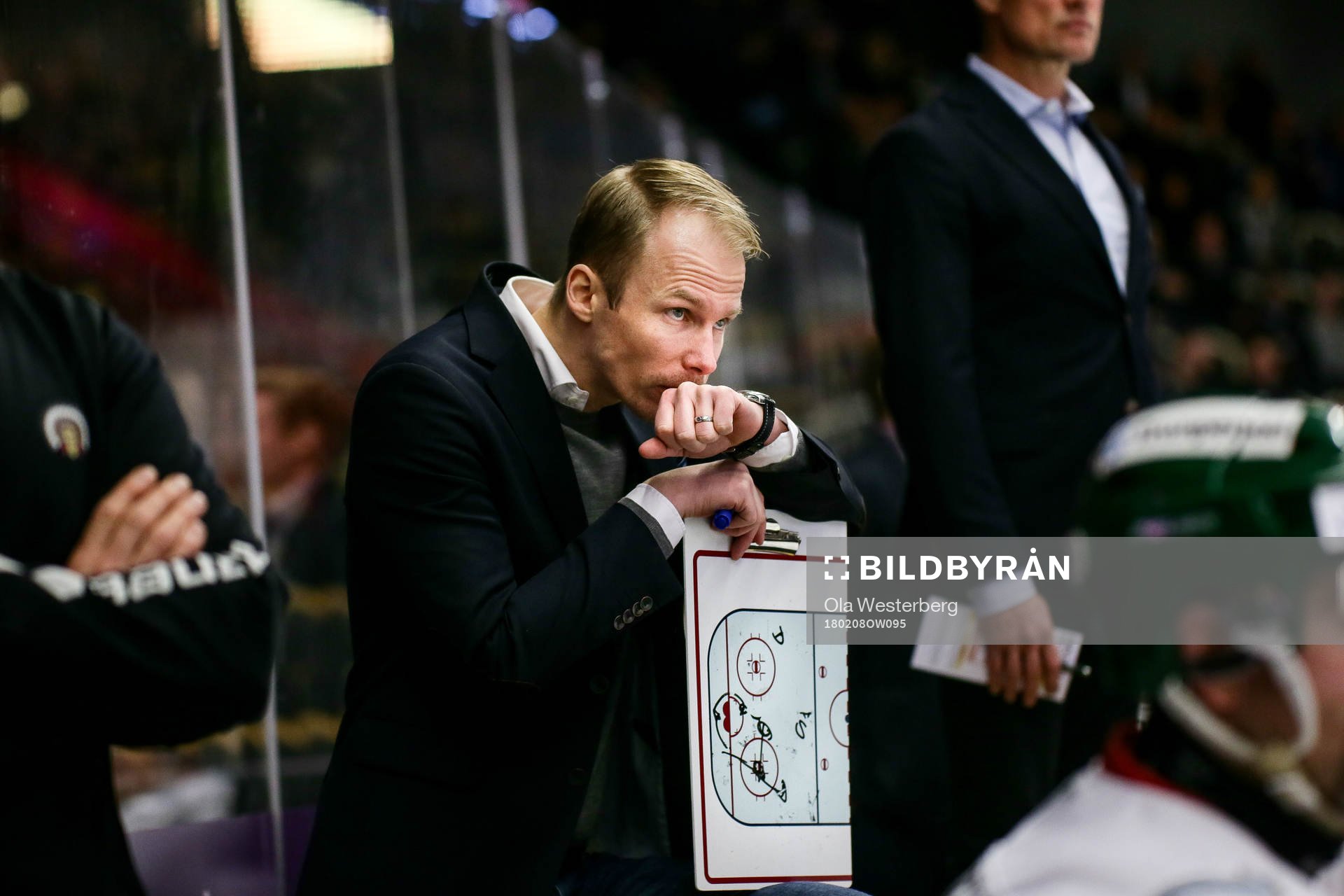 Frölundas assisterande tränare Johan Lundskog