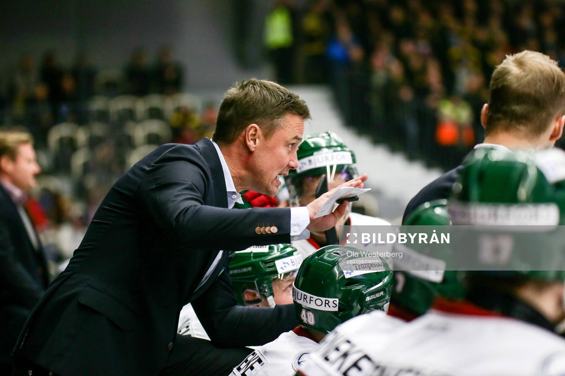 Frölundas tränare Roger Rönnberg