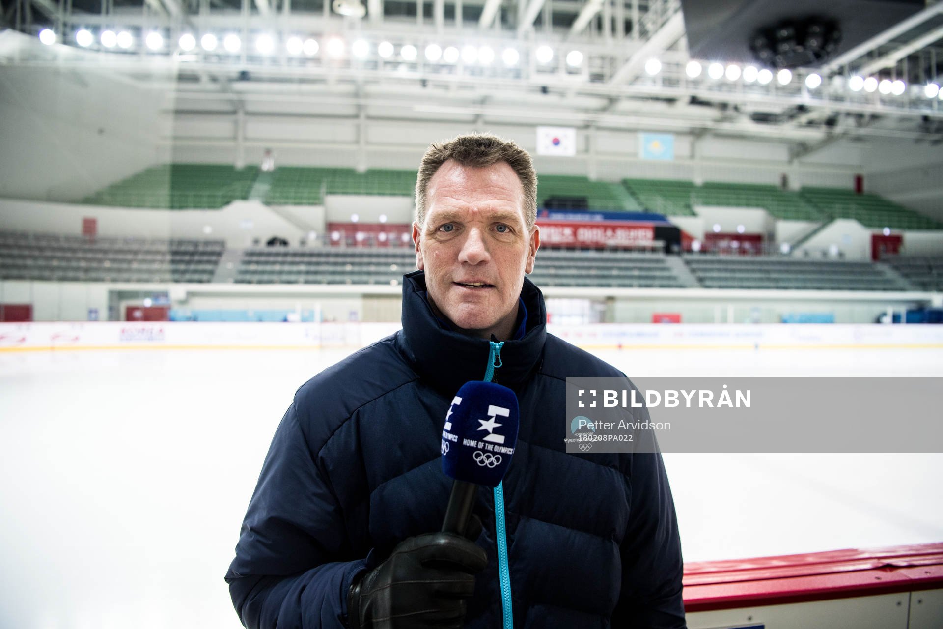 Calle Johansson, ice hockey TV expert at Eurosport /