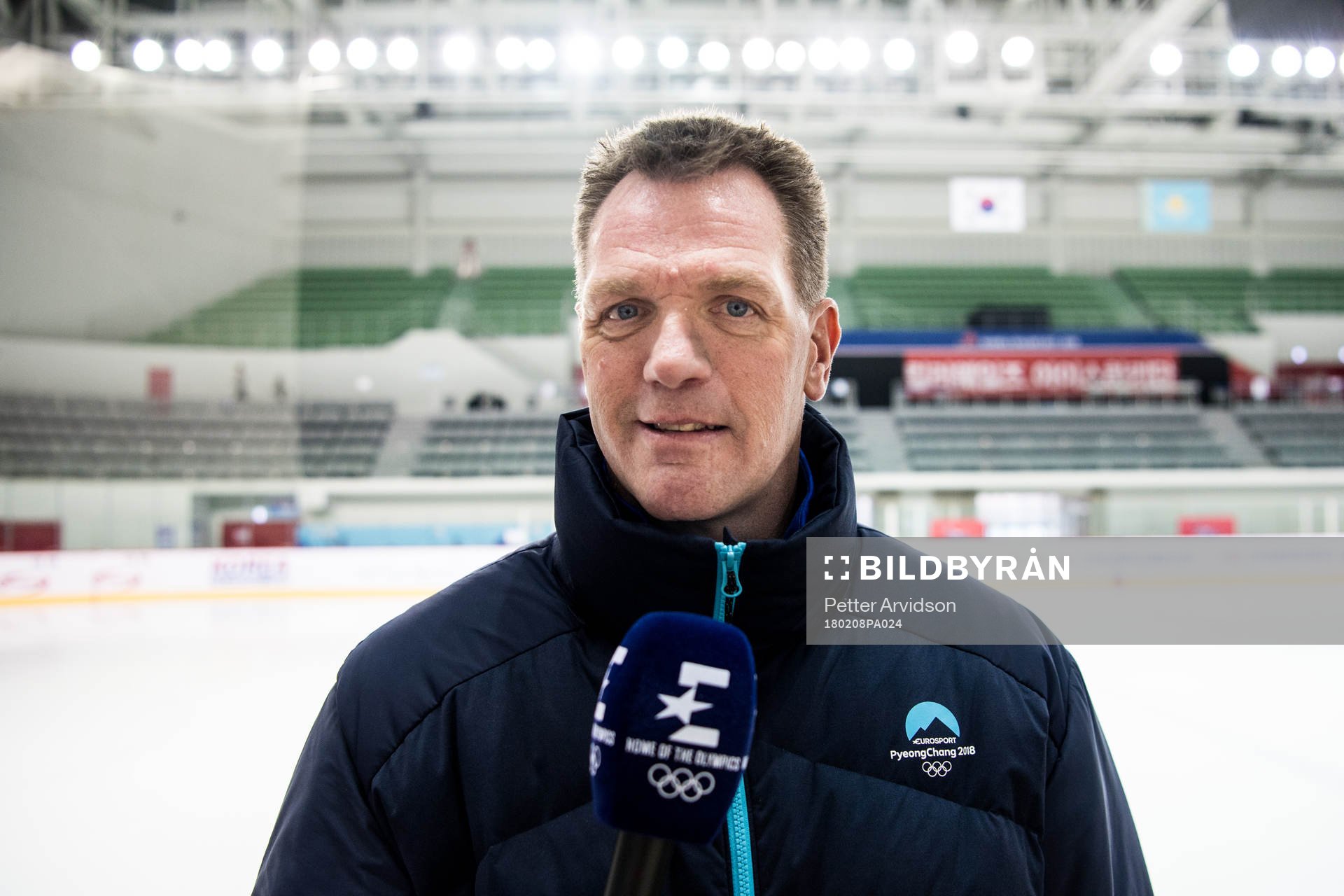 Calle Johansson, ice hockey TV expert at Eurosport /