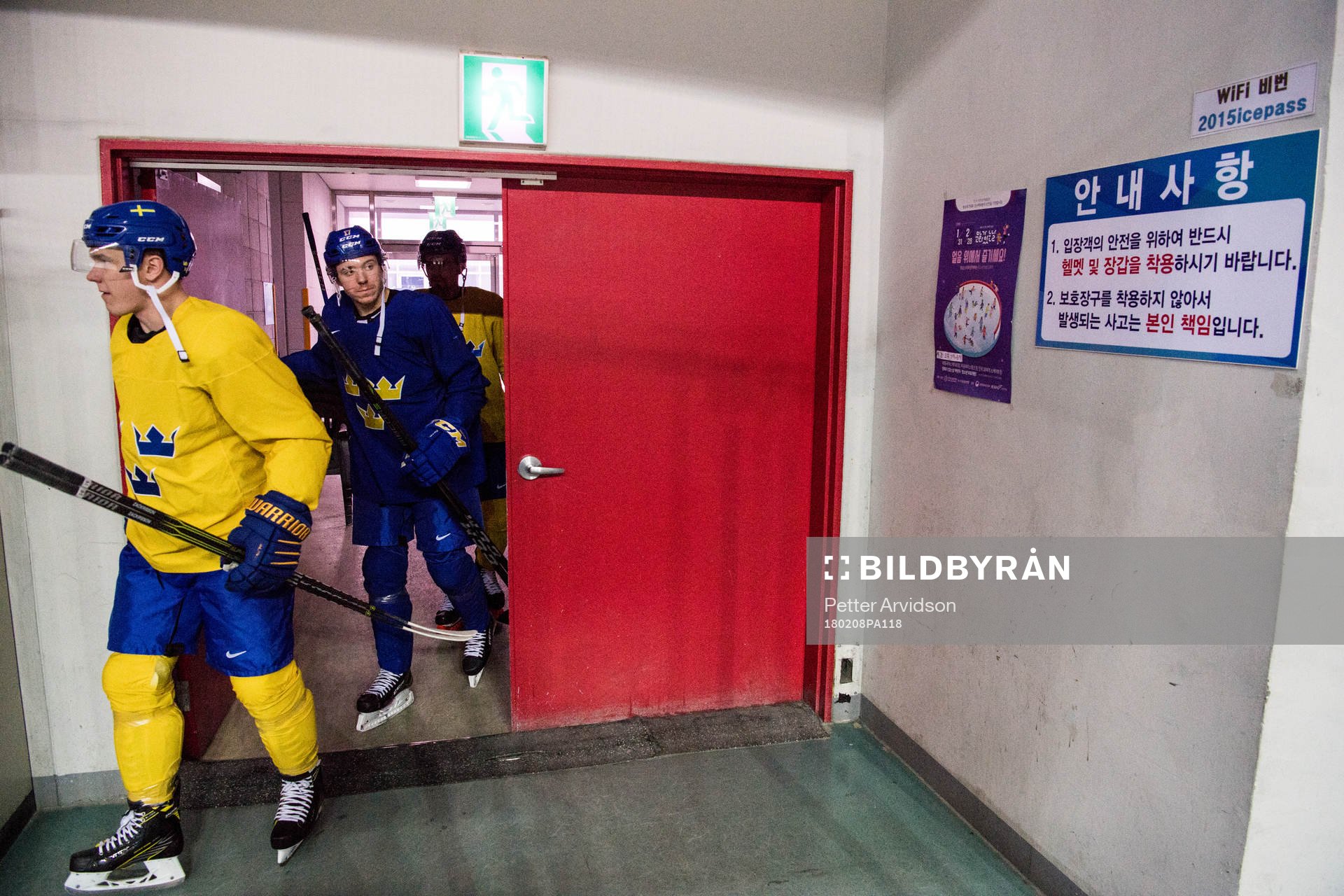 Patrik Zackrisson och Pär Lindholm of Sweden make thier