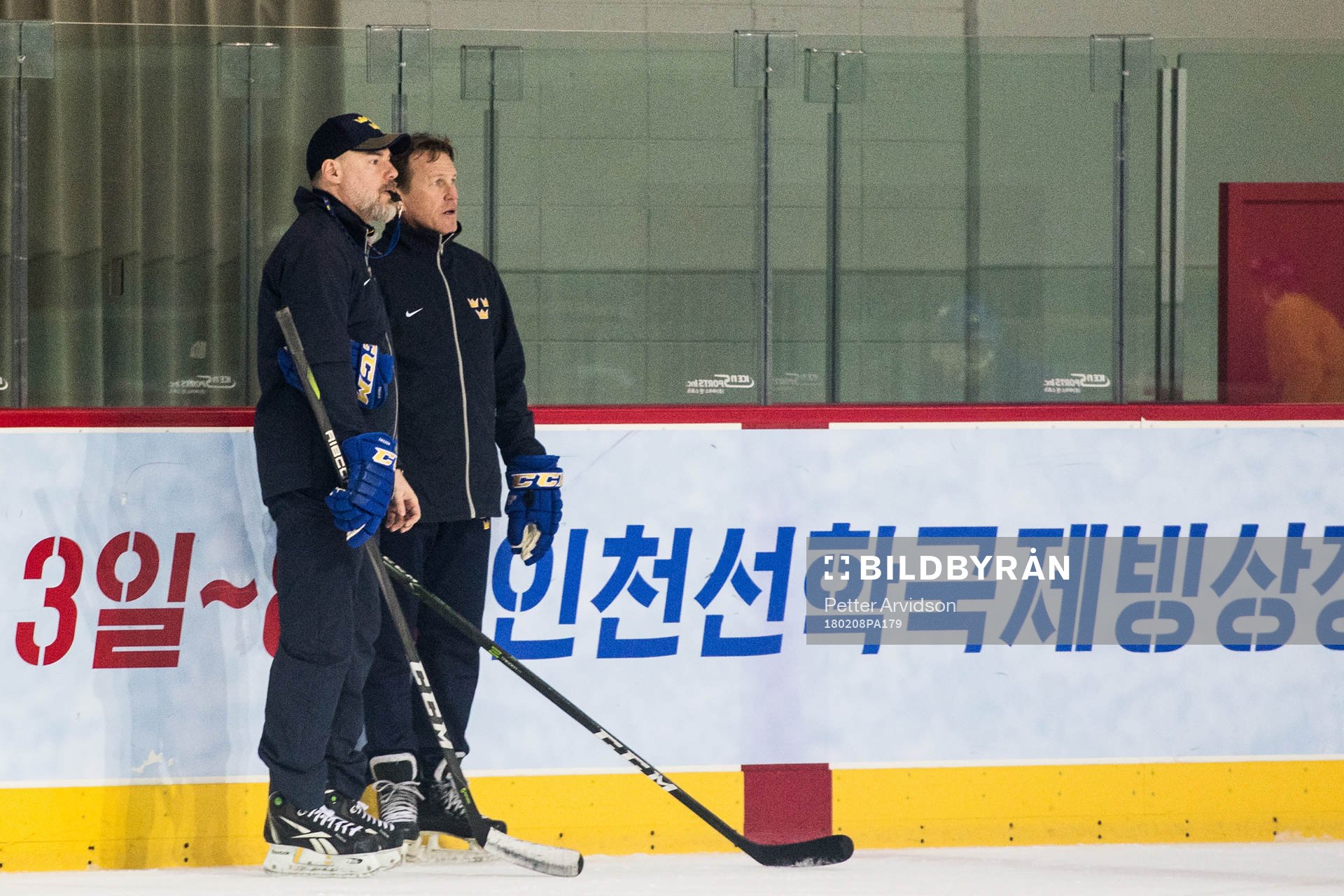 Rikard Grönborg head coach and Johan Garpenlöv assistant