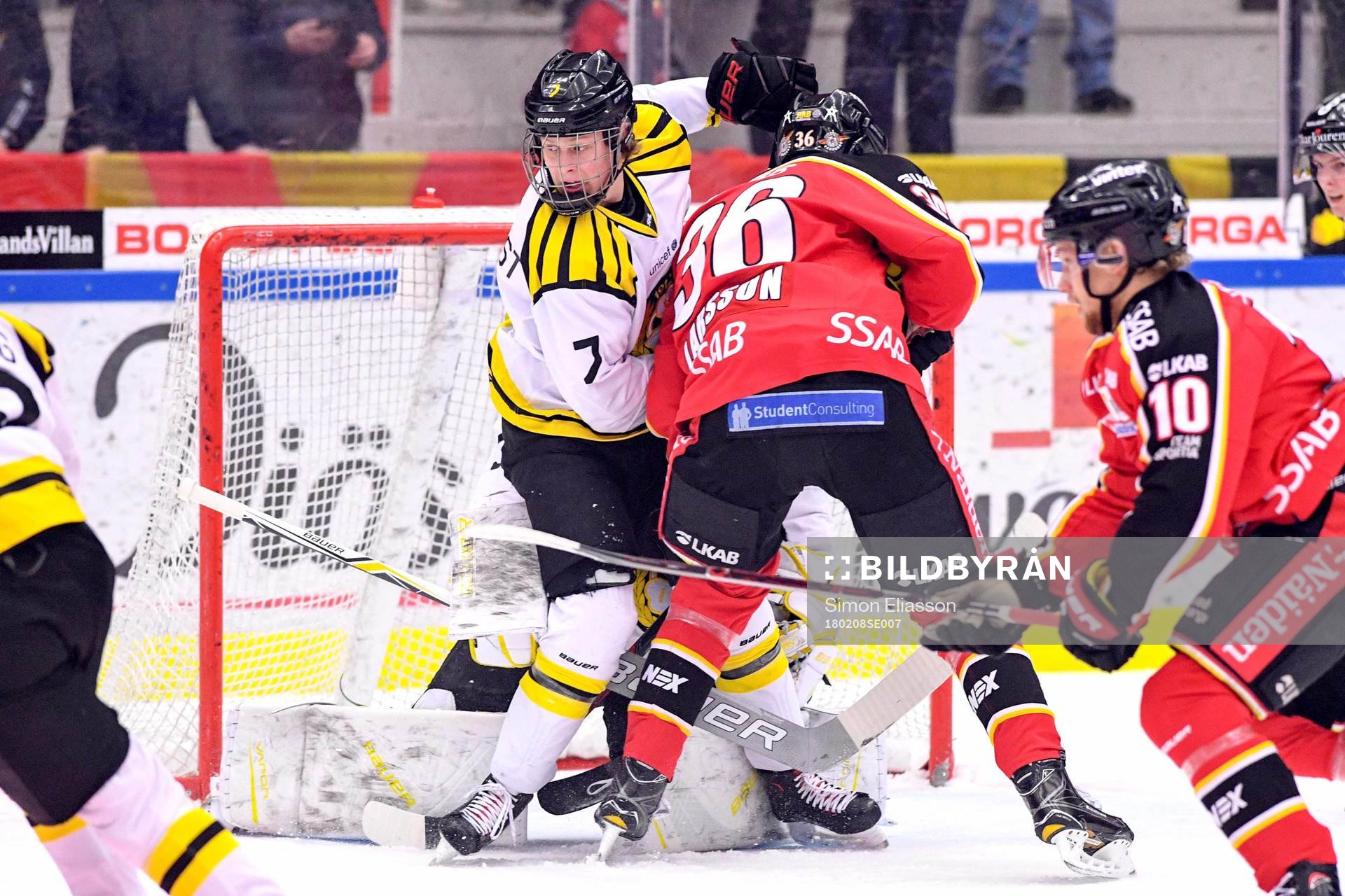 Luleås Emil Larsson och Brynäs Adam Boqvist
