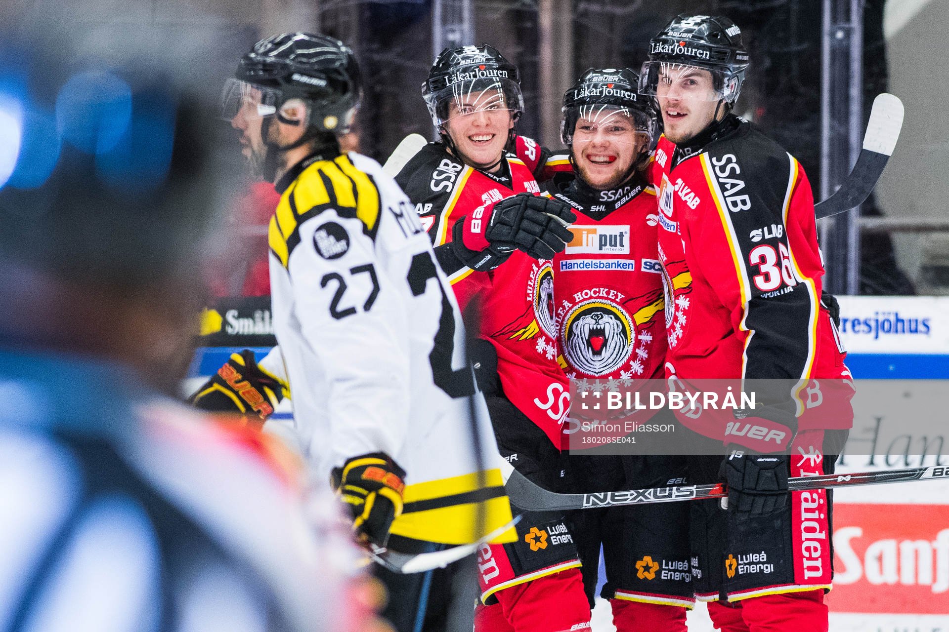 Luleås Isac Lundeström, Einar Emanuelsson och Emil