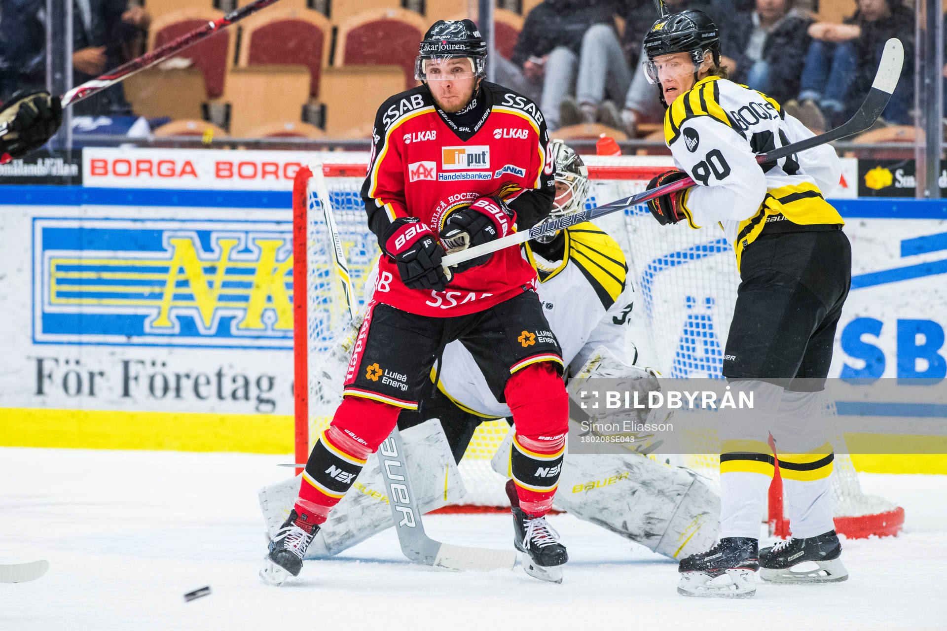 Luleås Robin Kovacs och Brynäs Jesper Boqvist