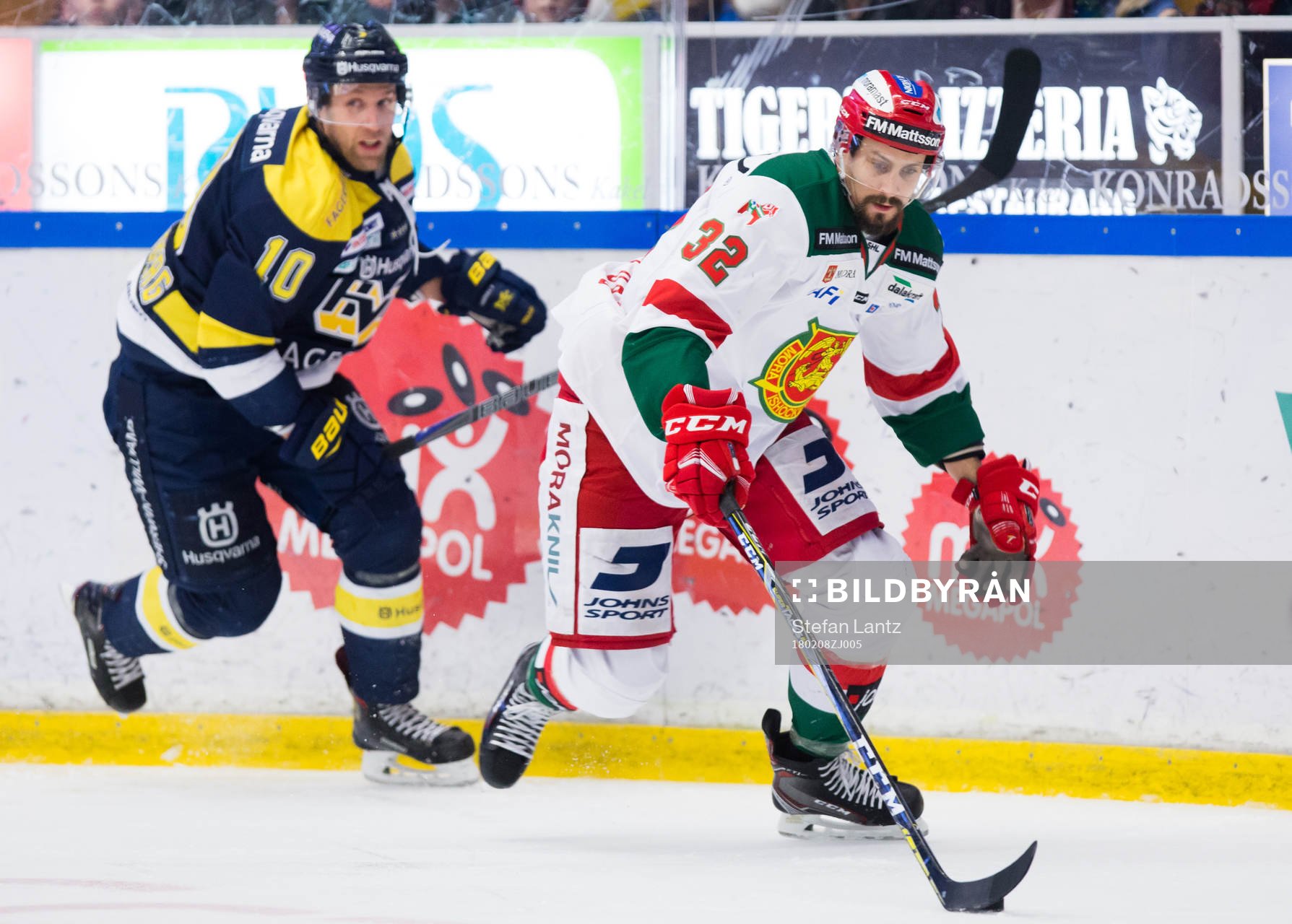 s Martin Thörnberg mot Moras Daniel Grillfors