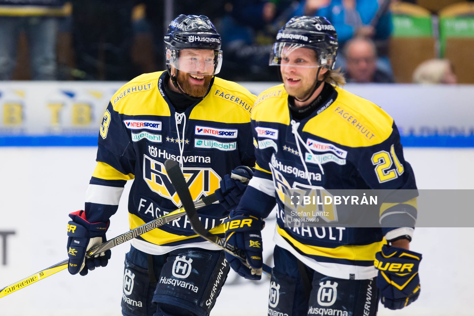 s Robin Figren och Mattias Tedenby jublar