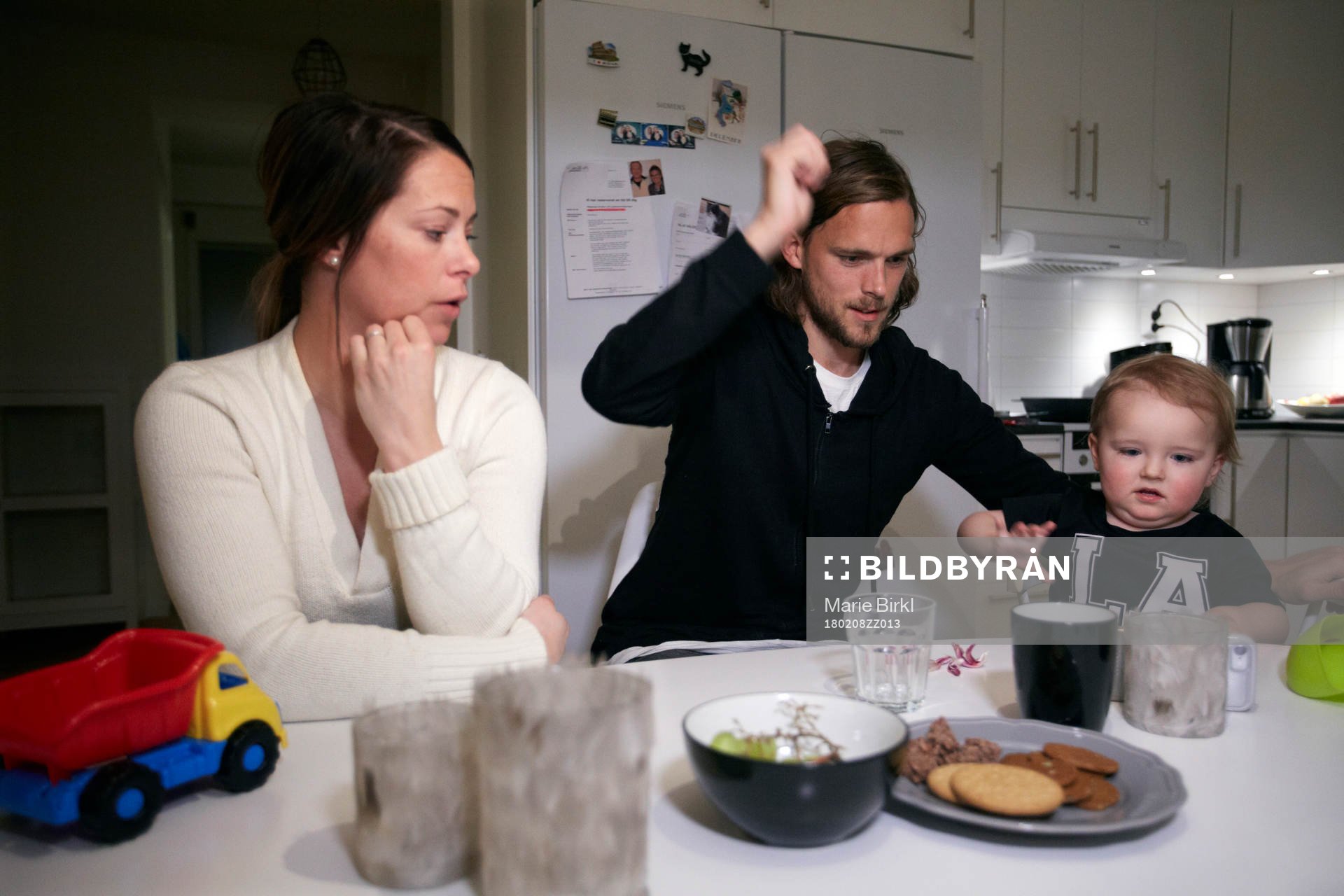 Hemma hos familjen Tom Pettersson i Lugnvik utanför