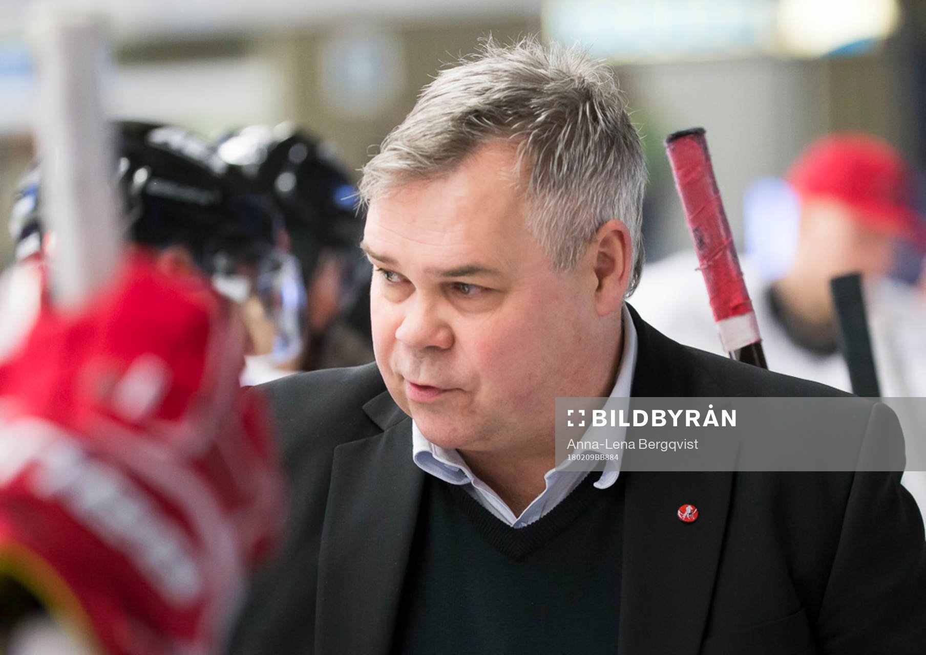 Vita Hästens tränare Leif Strömberg