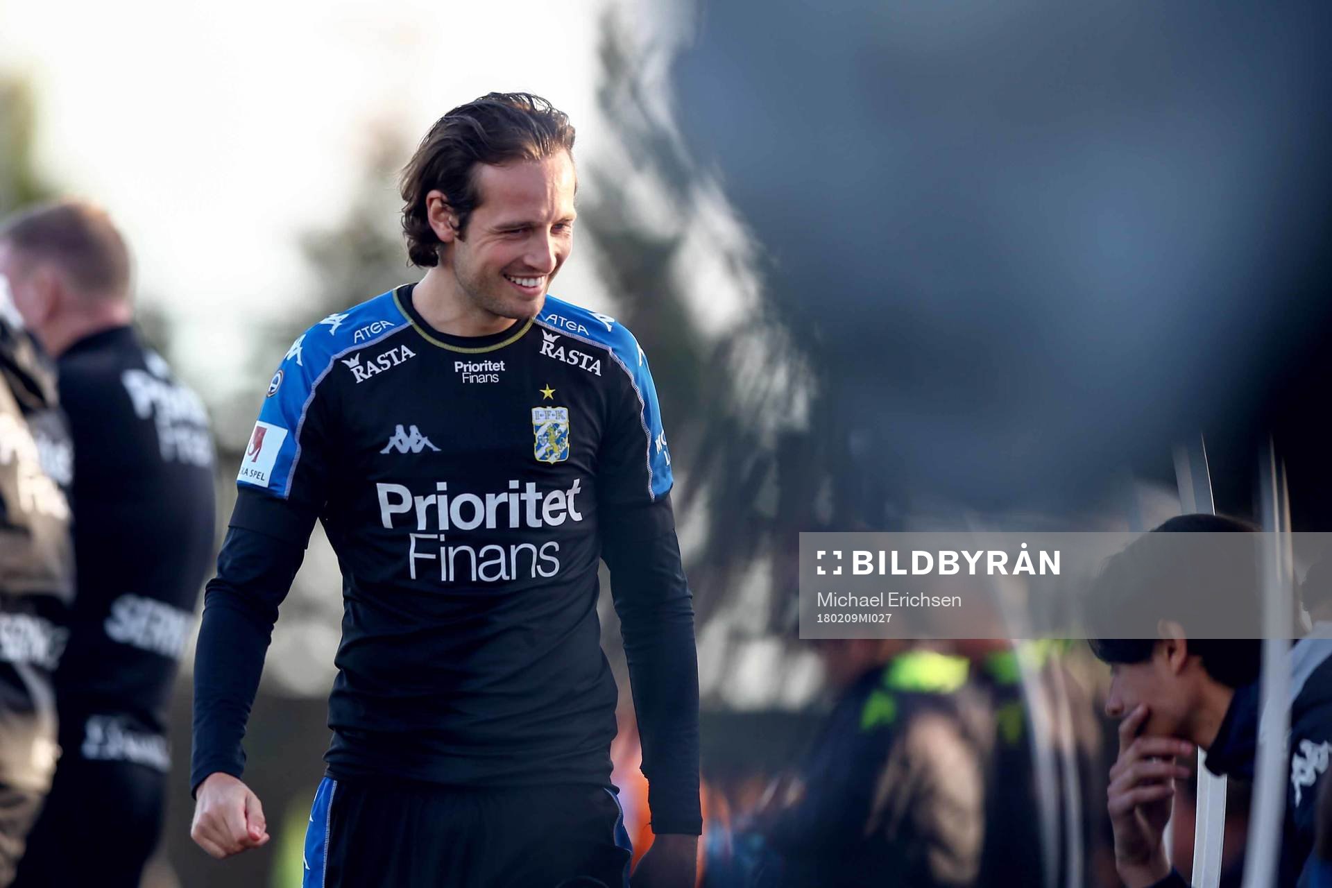 IFK Göteborgs Mikkel Diskerud värmer upp