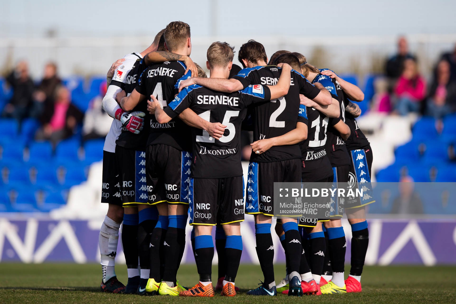 IFK Göteborg samlade innan en träningsmatch i fotboll