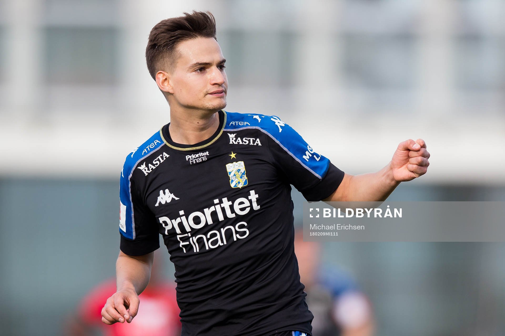 IFK Göteborgs Amin Affane jublar