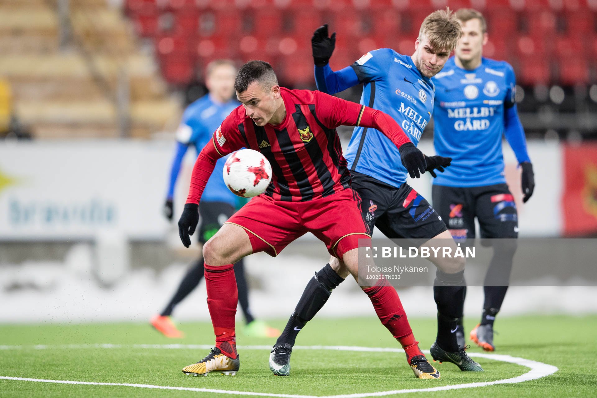 Östersunds Dino Islamovic Trelleborgs Robin Nilsson
