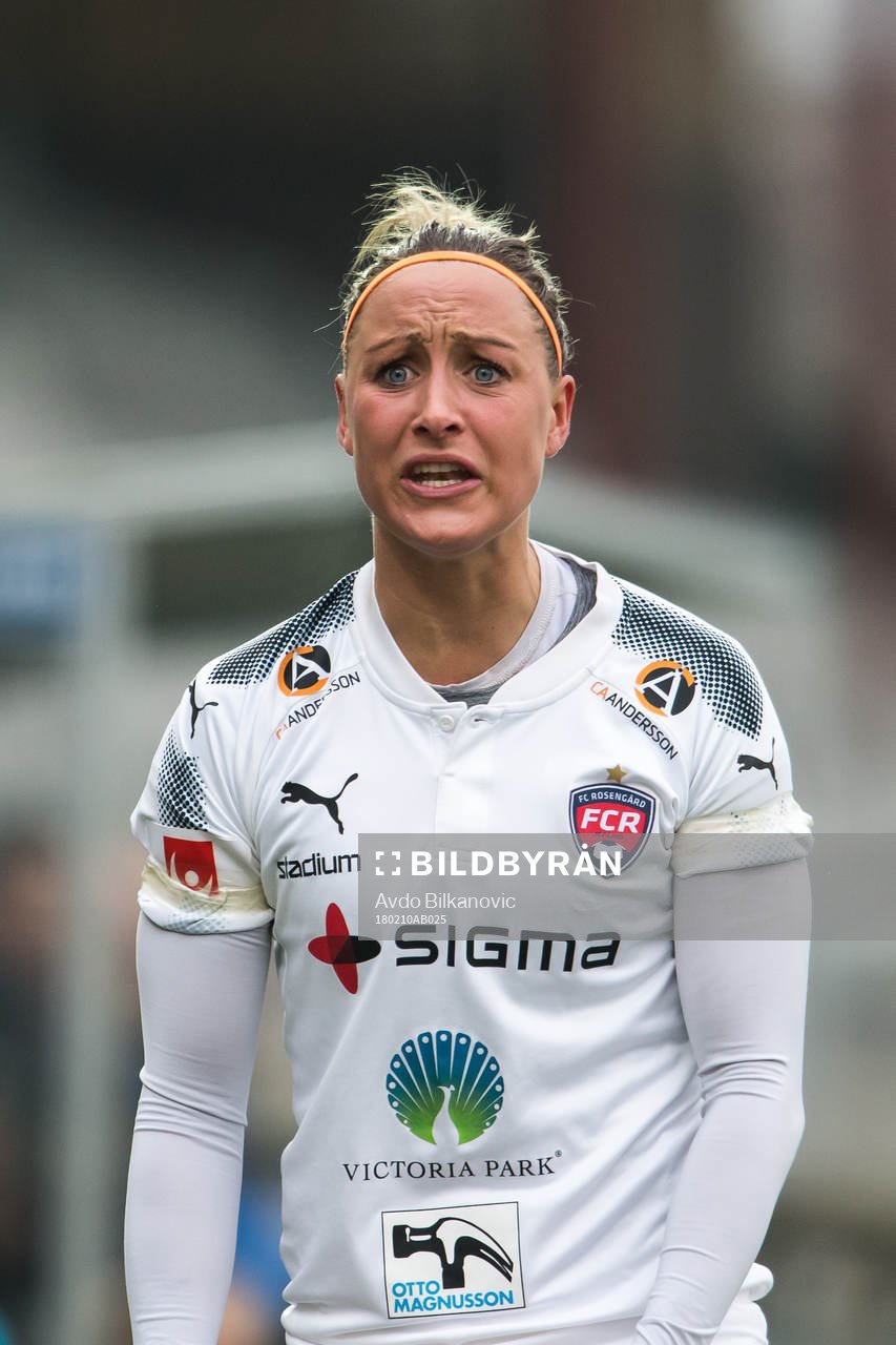 Rosengårds Sanne Troelsgaard agerar