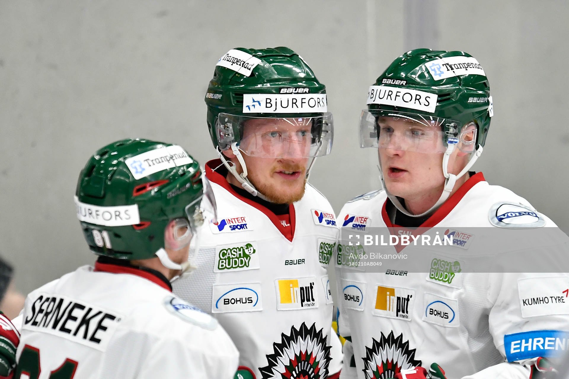 Frölundas Ryan Lasch, Simon Hjalmarsson och Carl