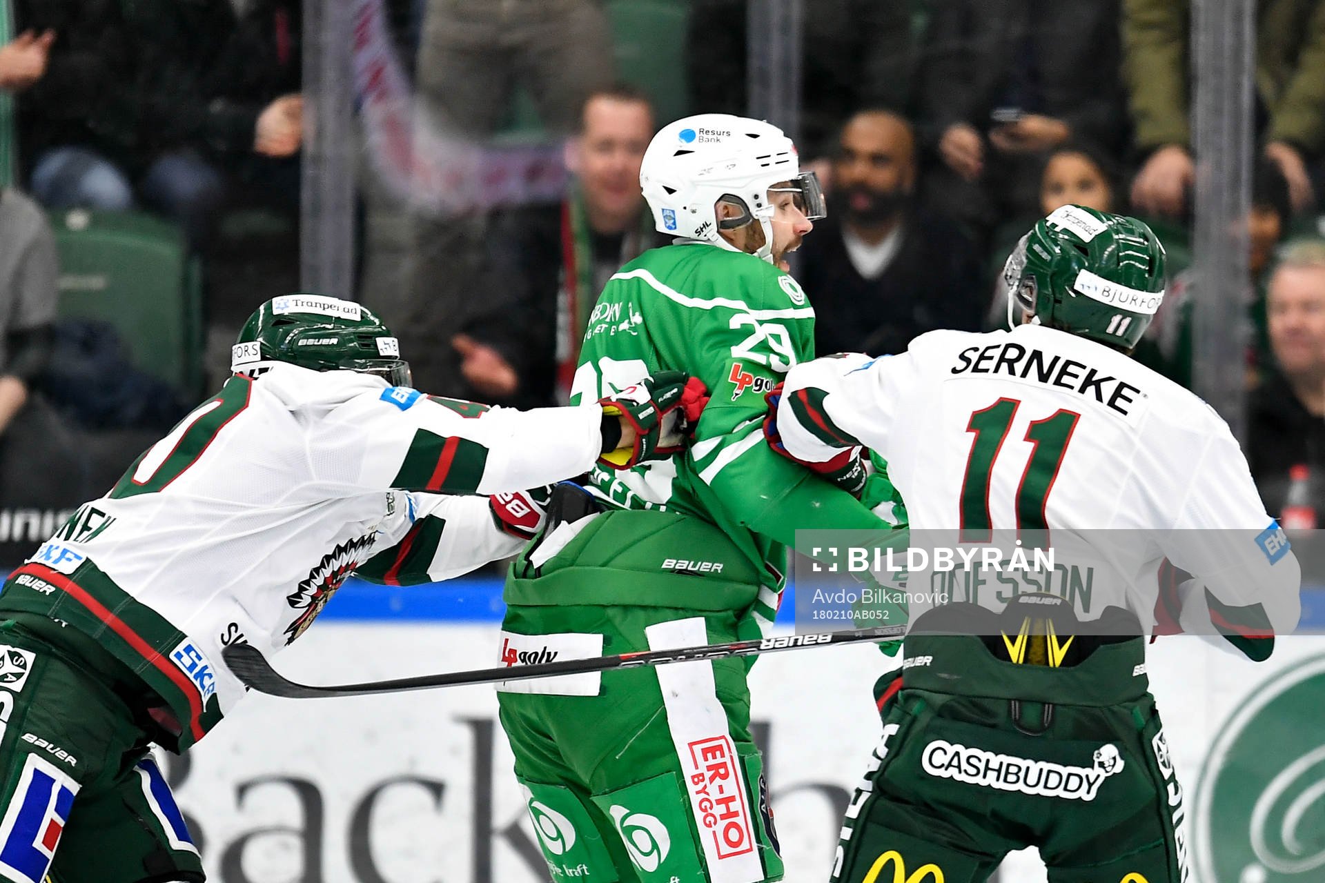Frölundas Joel Mustonen och Victor Olofsson
