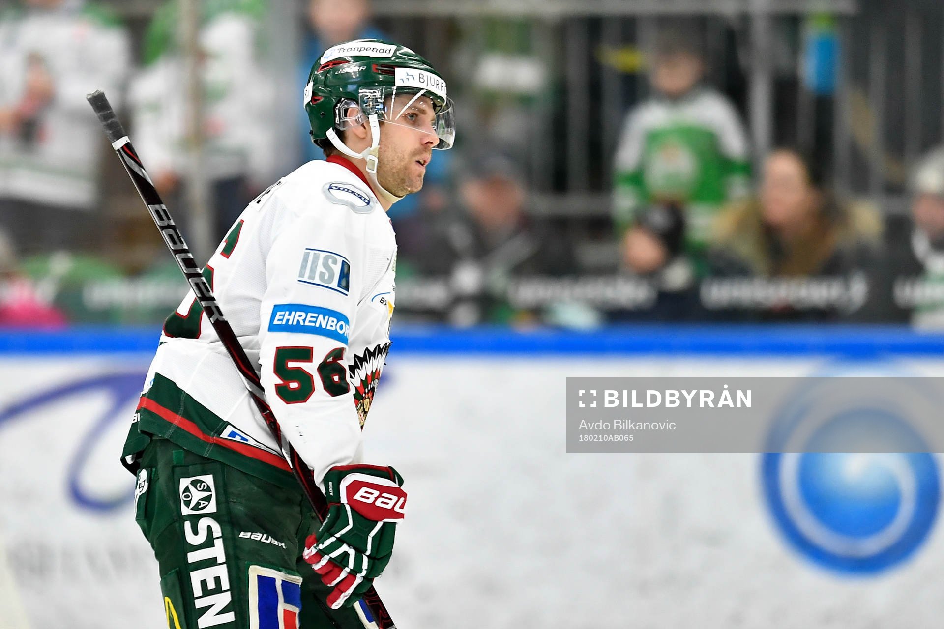 Färjestads Jonathan Sigalet jublar