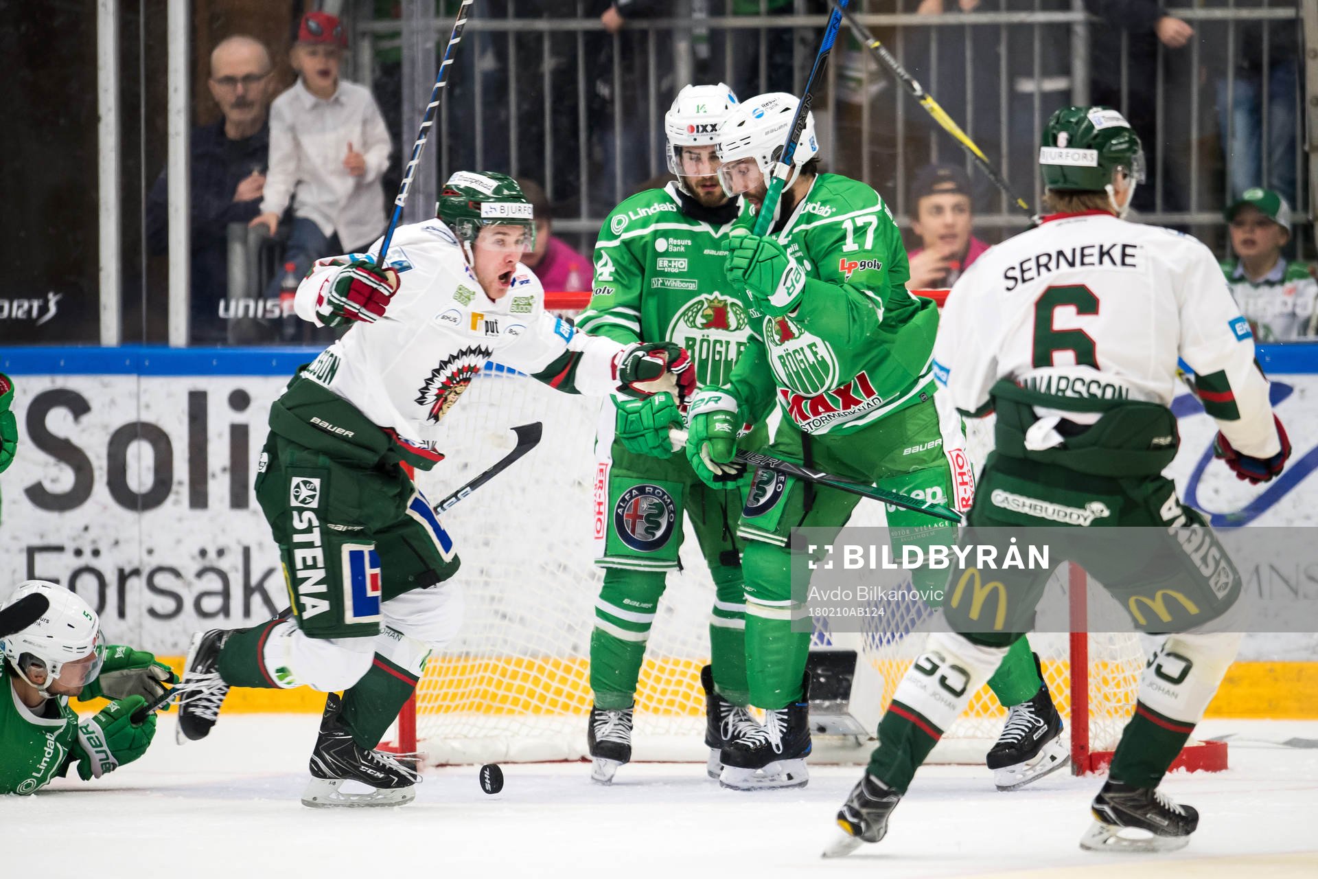 Frölundas Jesper Emanuelsson jublar