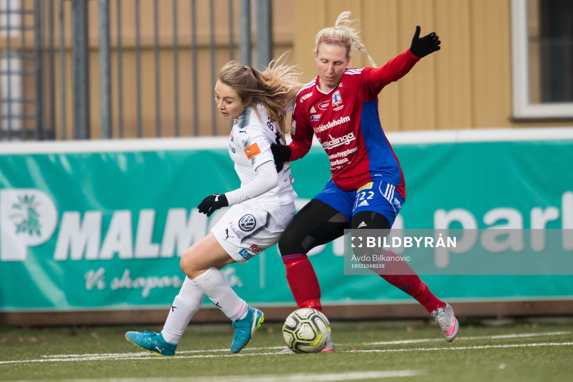 Rosengårds Fiona Brown och Vittsjös Sandra Adolfsson