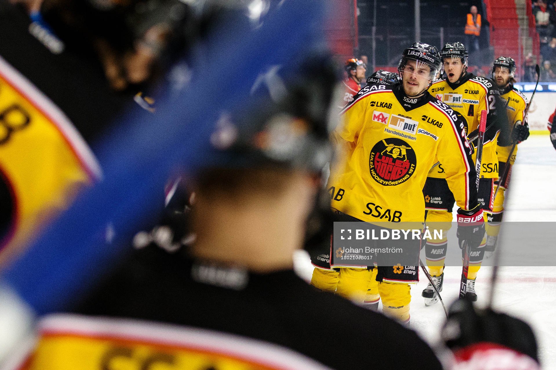 Luleås Emil Larsson jublar