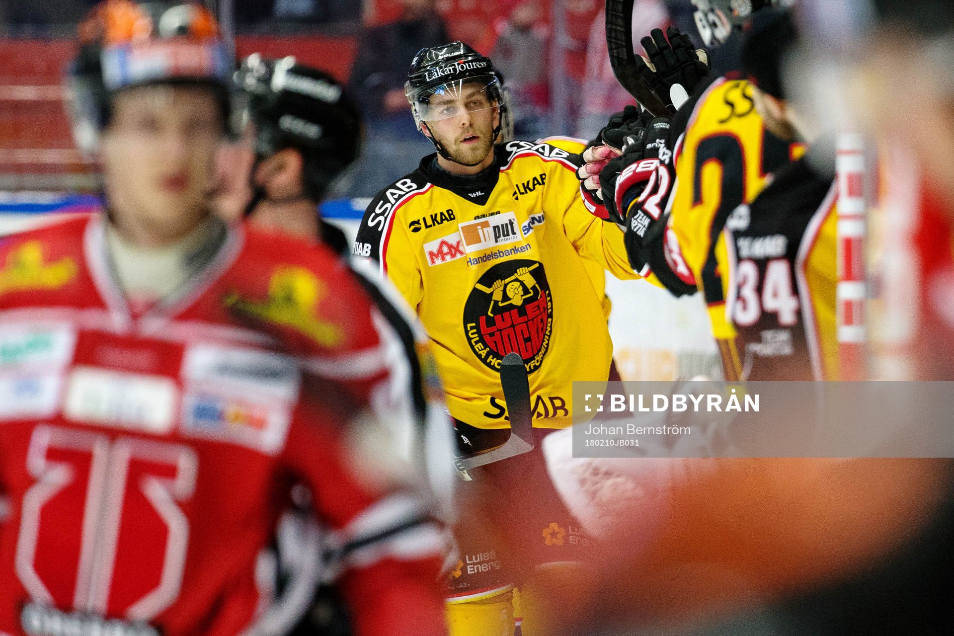Luleås Patrick Cehlin jublar