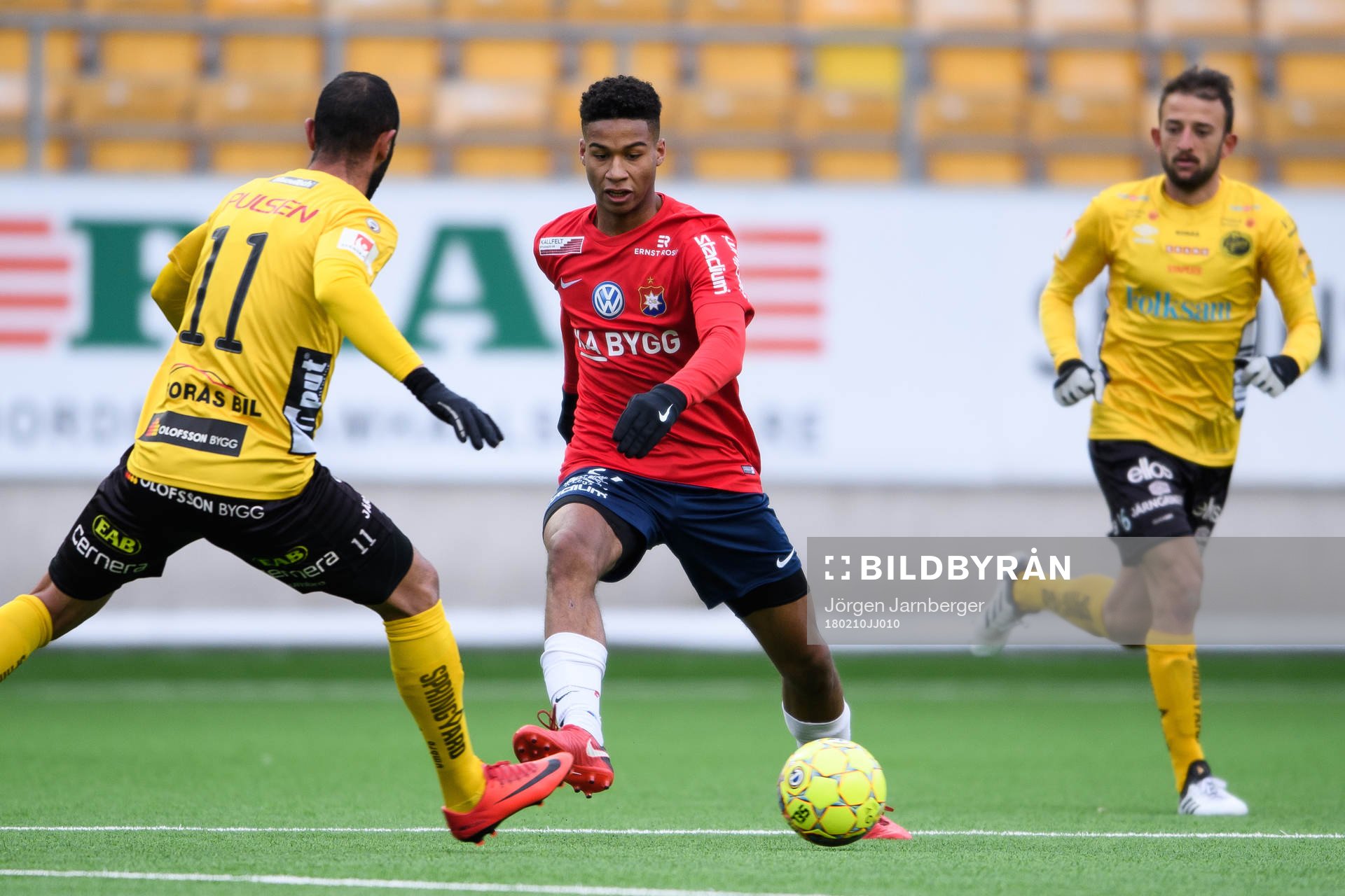 Örgrytes Jens Cajuste under träningsmatchen i fotboll mellan Elfsborg och Örgryte den 10 februari 2018 i Borås.