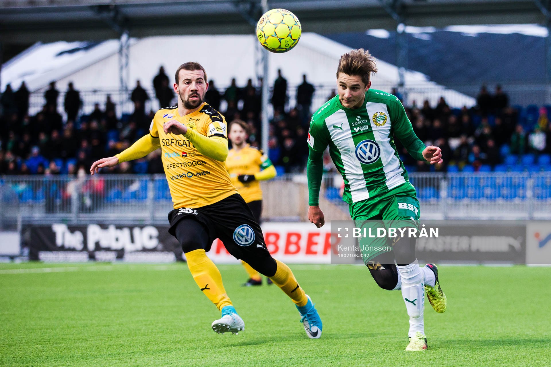 Hammarbys Leo Bengtsson och Frejs David Zlotnik