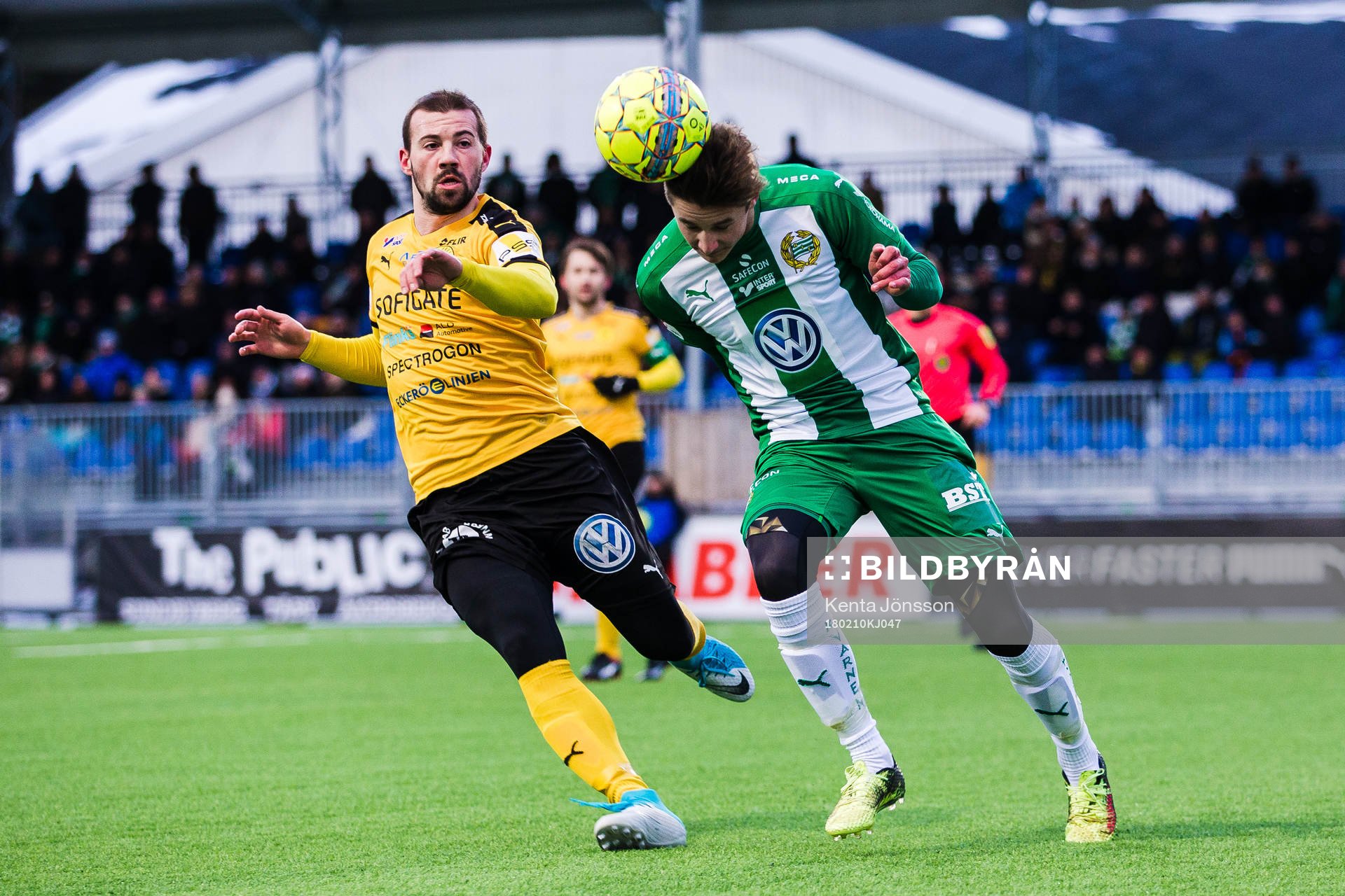 Hammarbys Leo Bengtsson och Frejs David Zlotnik