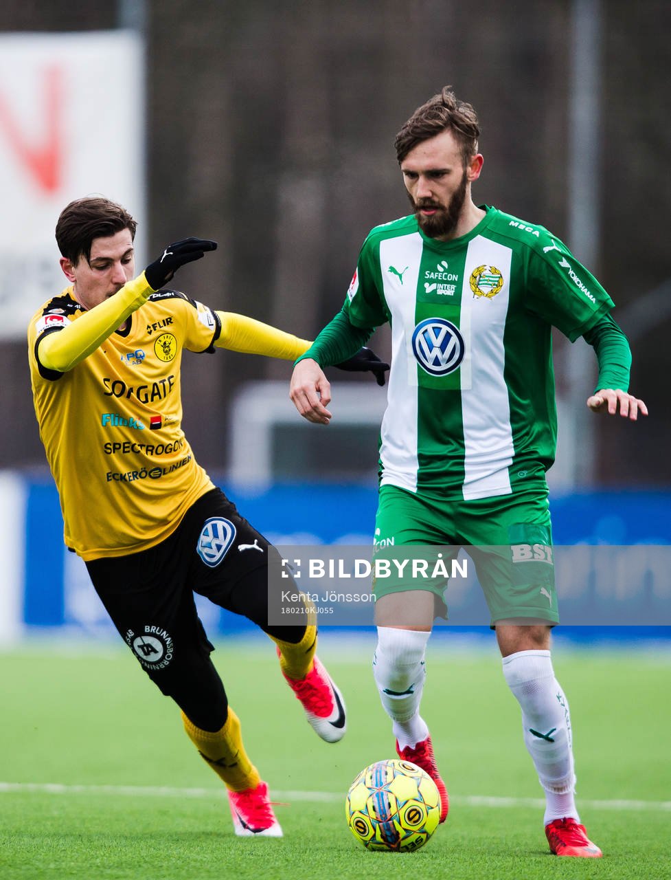 Hammarbys Simon Sandberg och Frejs Konstantinos