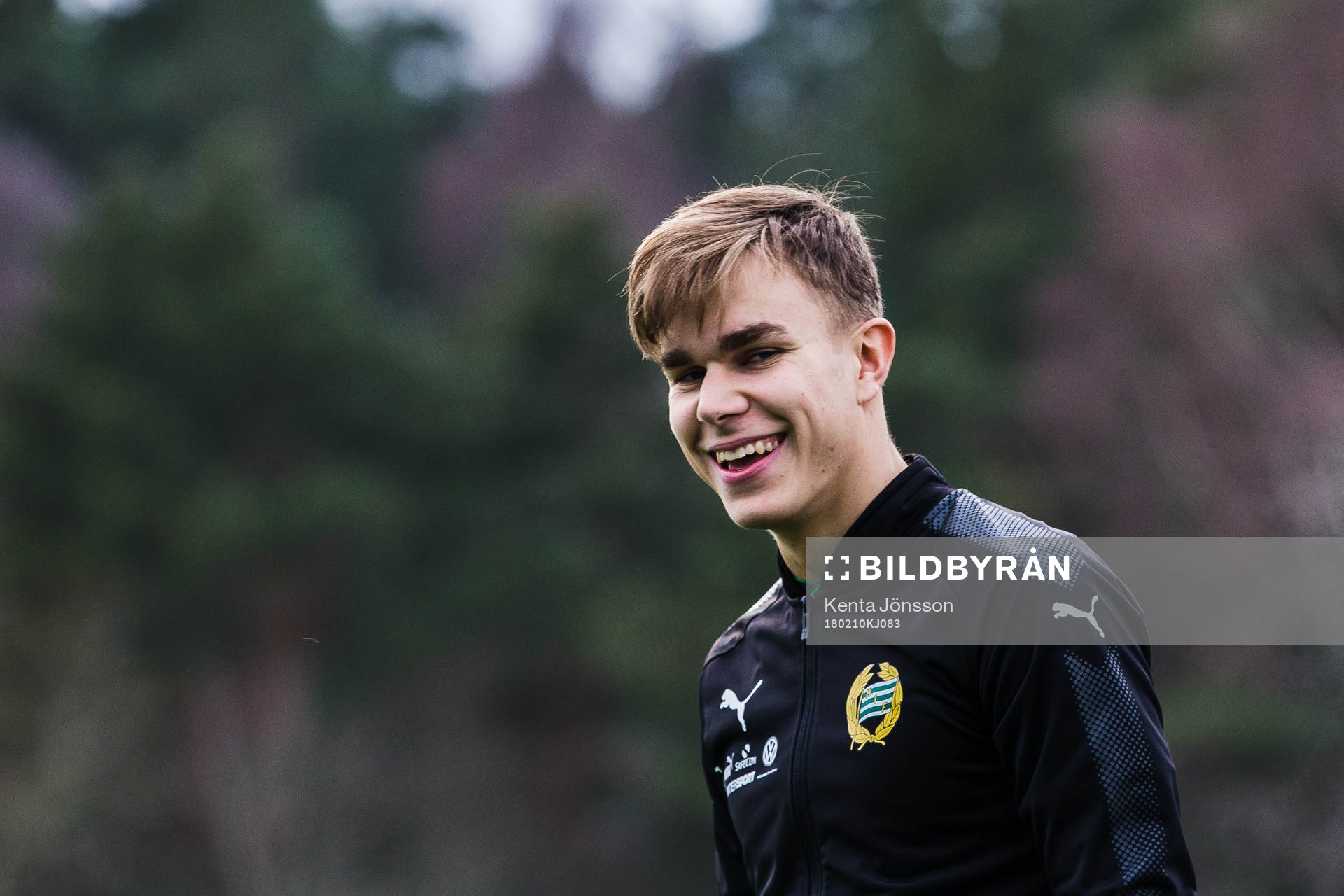 Hammarbys Dusan Jajic innan träningsmatchen i fotboll