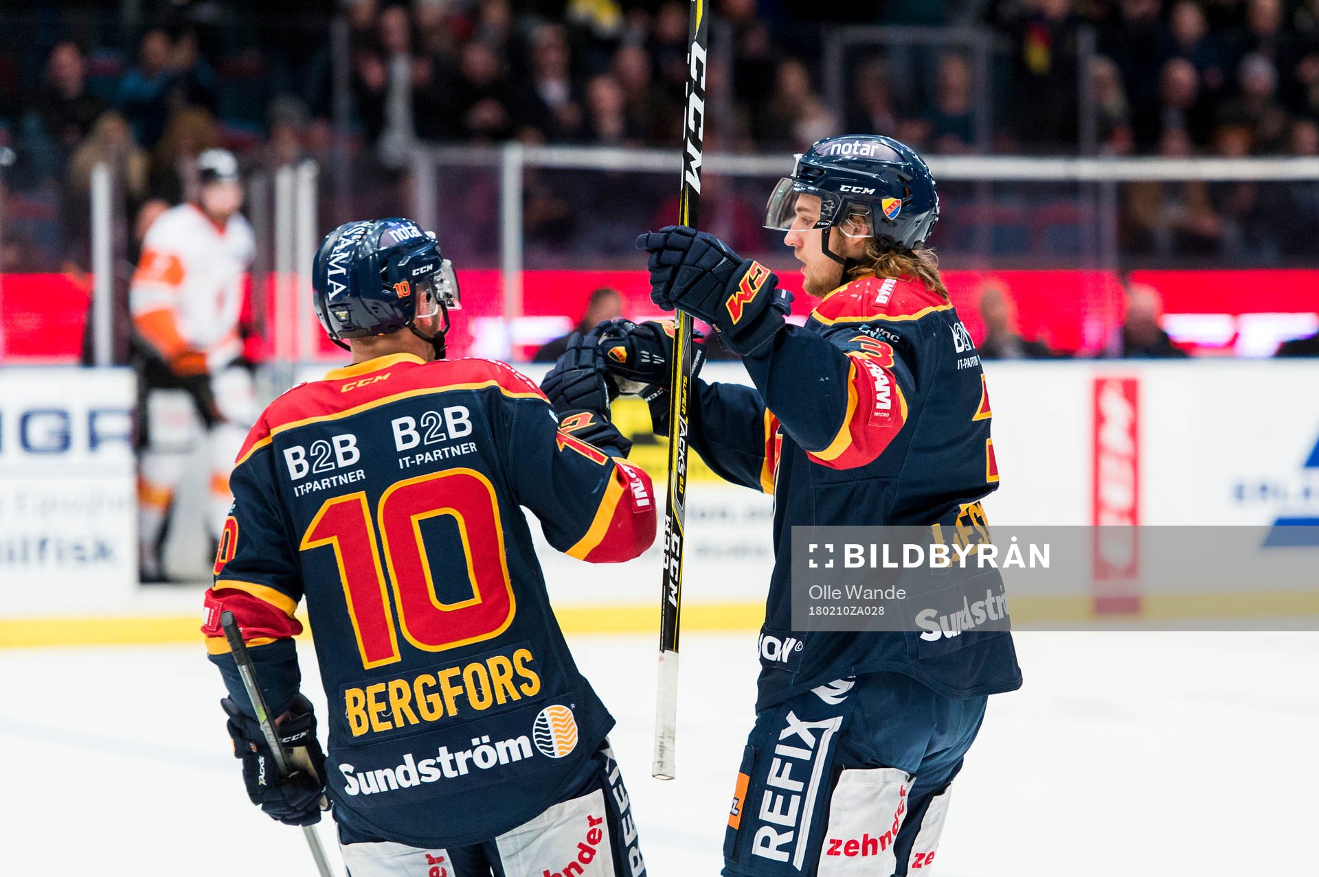 Djurgårdens William Lagesson jublar