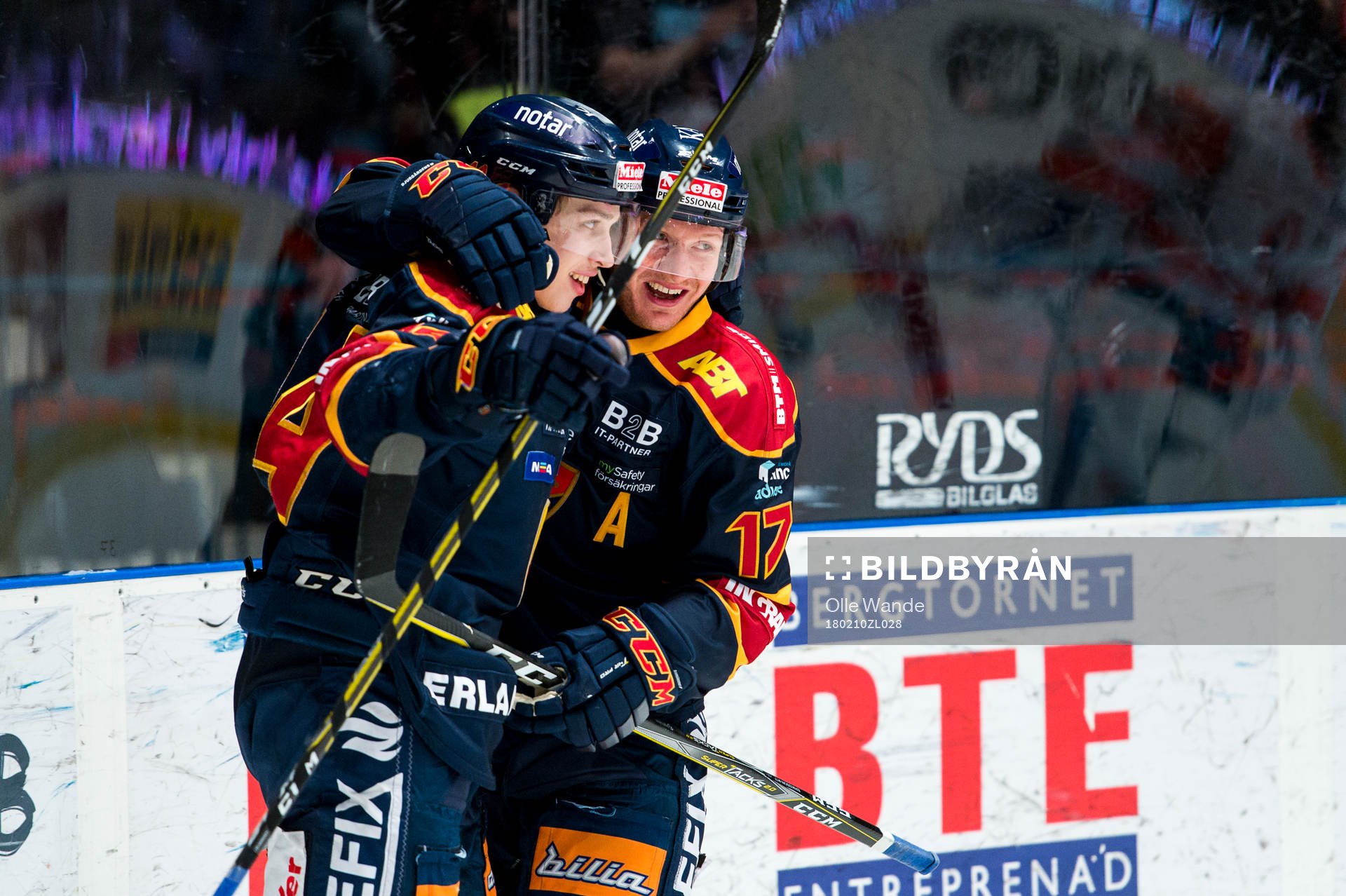 Djurgårdens Lukas Vejdemo jublar